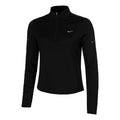 Swift Half-Zip Běžecké tričko Dámy - černá