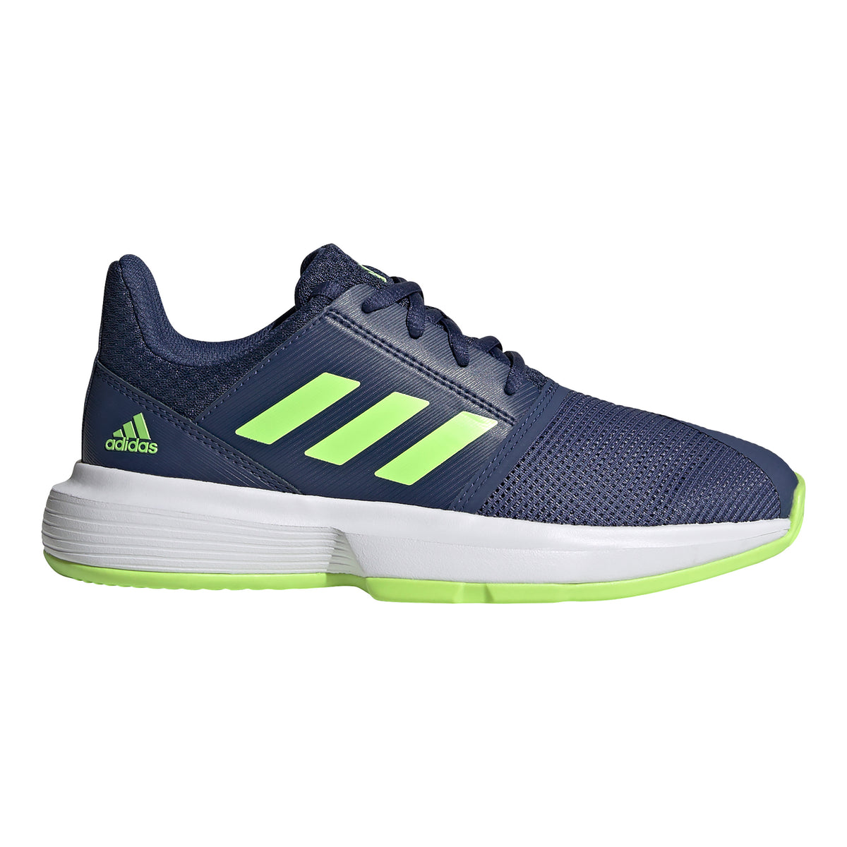 adidas Court Jam X Obuv na všechny povrchy Děti - tmavě modrá, neonově zelená