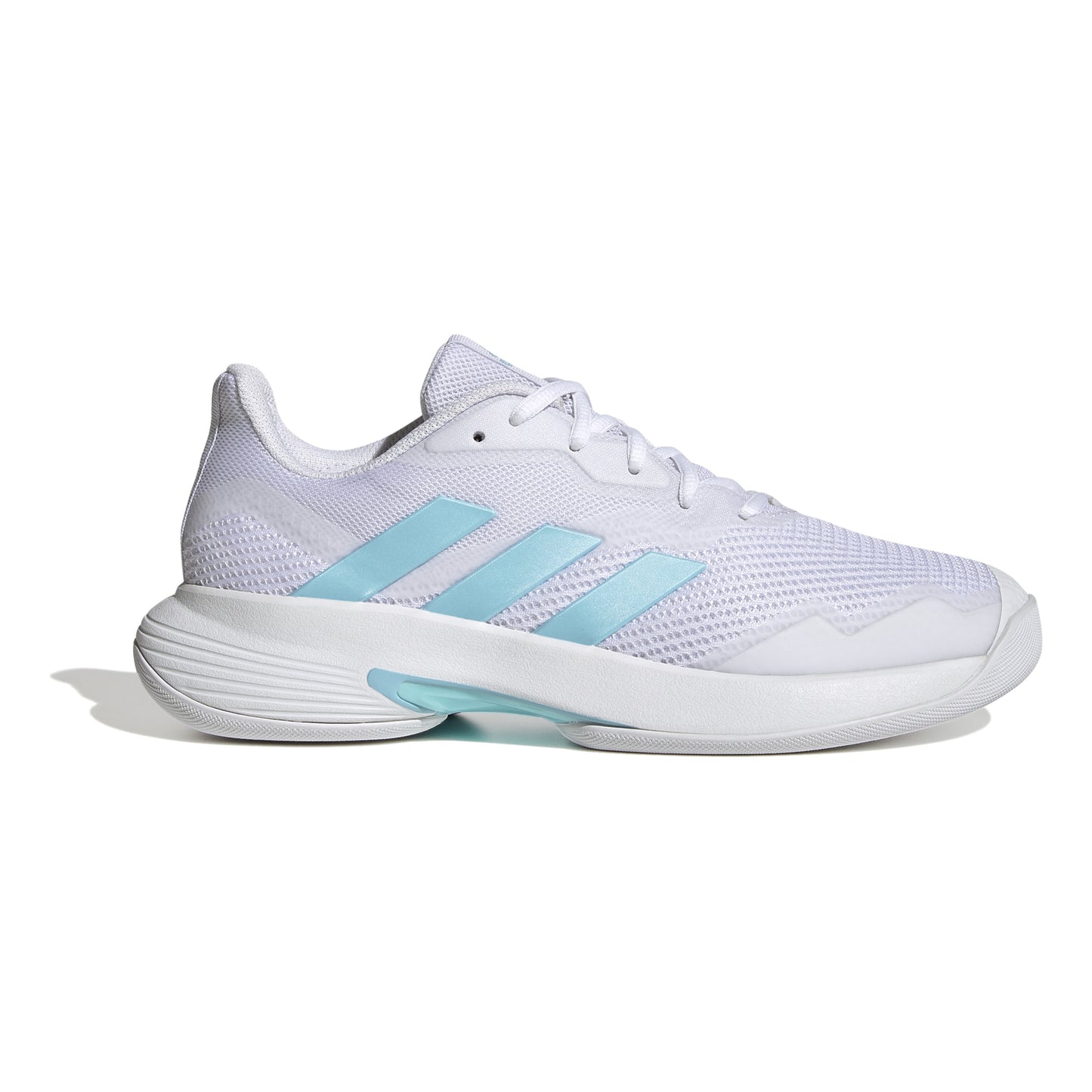 adidas CourtJam Control Obuv na koberce Dámy - bílá, tyrkysová