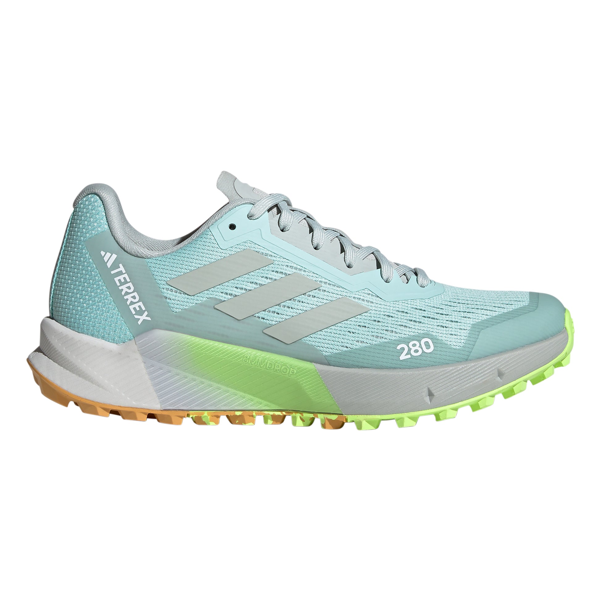 adidas Agravic Flow 2 Obuv pro měkčí povrch,žádný asfalt Dámy - šedá, limetková