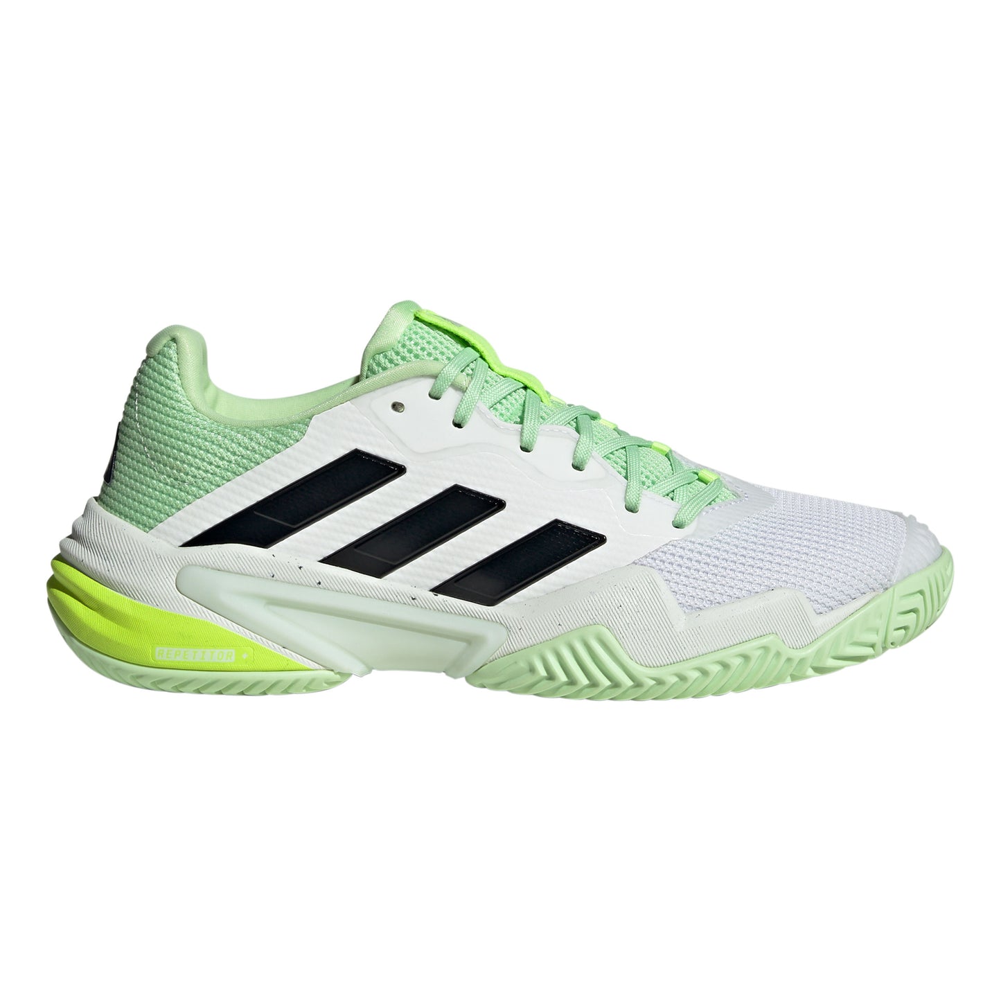 adidas Barricade Obuv na všechny povrchy Muži - bílá, světle zelená