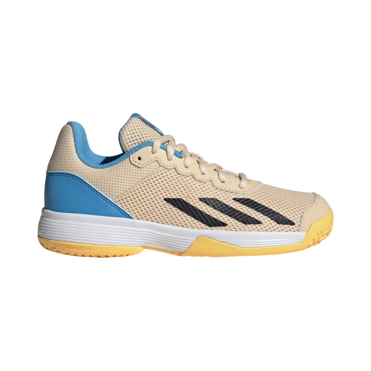 adidas Courtflash Obuv na všechny povrchy Děti - béžová, světle modrá