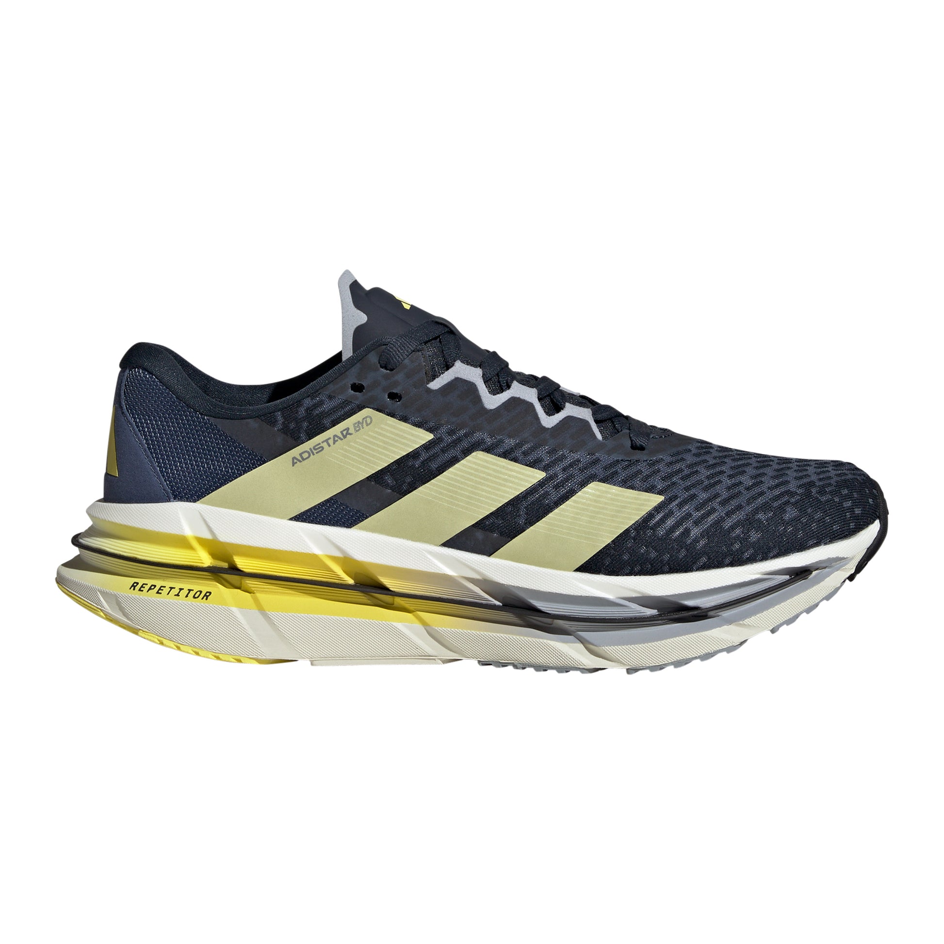 adidas Adistar BYD Stabilní obuv Muži - tmavě modrá, žlutá