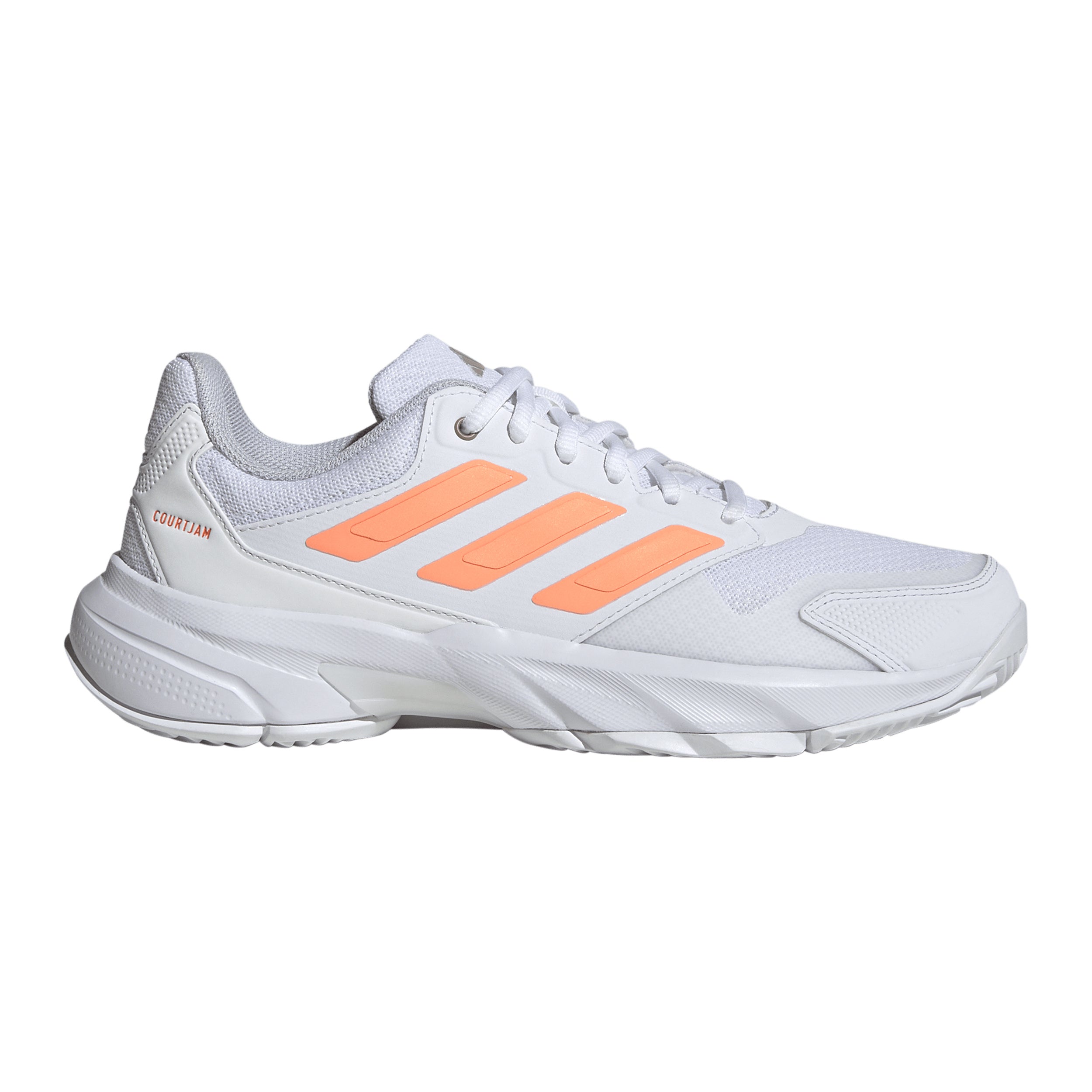 adidas CourtJam Control 3 Obuv na všechny povrchy Dámy - světle šedá, meruňková