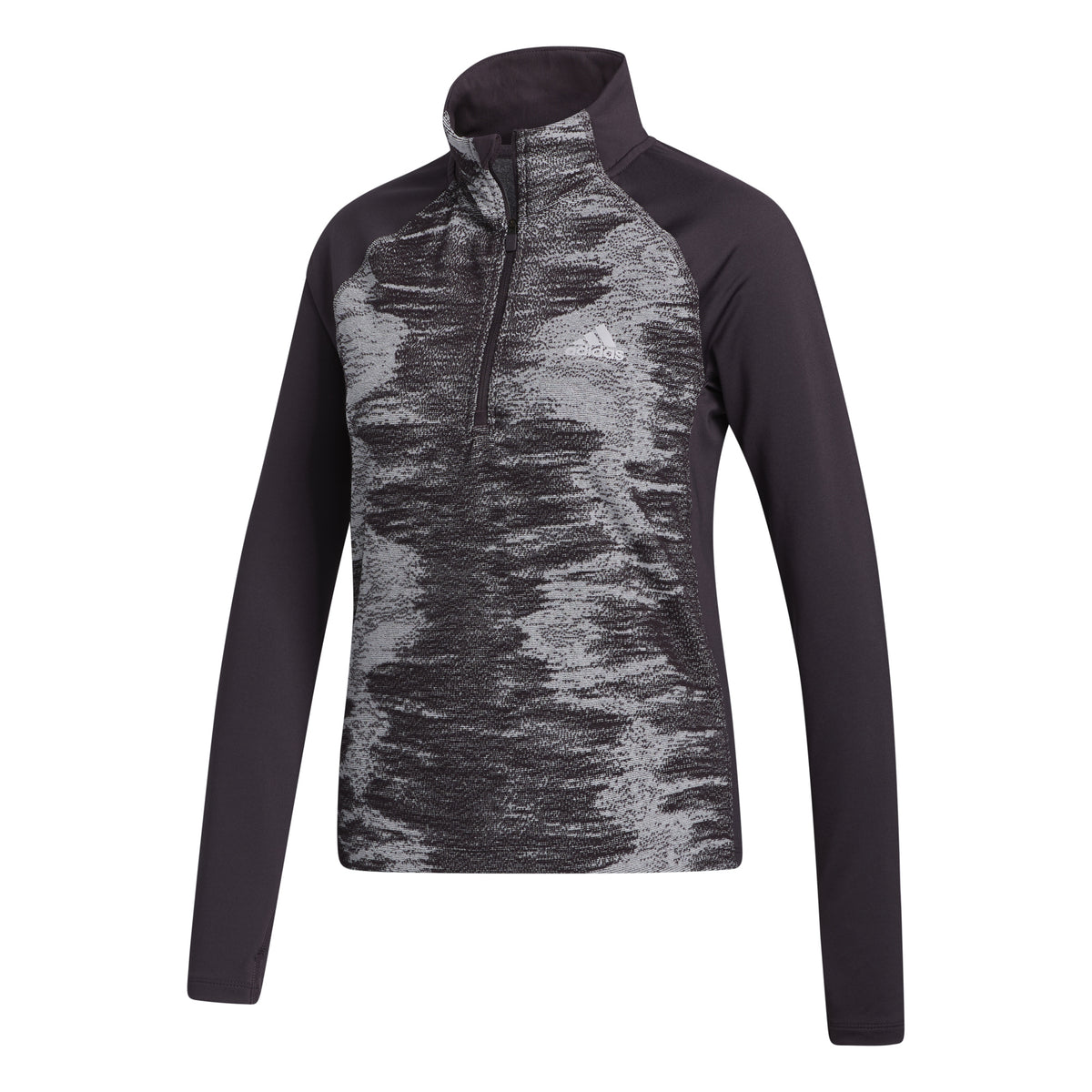 adidas A.Rdy 1/2 Zip S dlouhým rukávem Dámy - černá, šedá