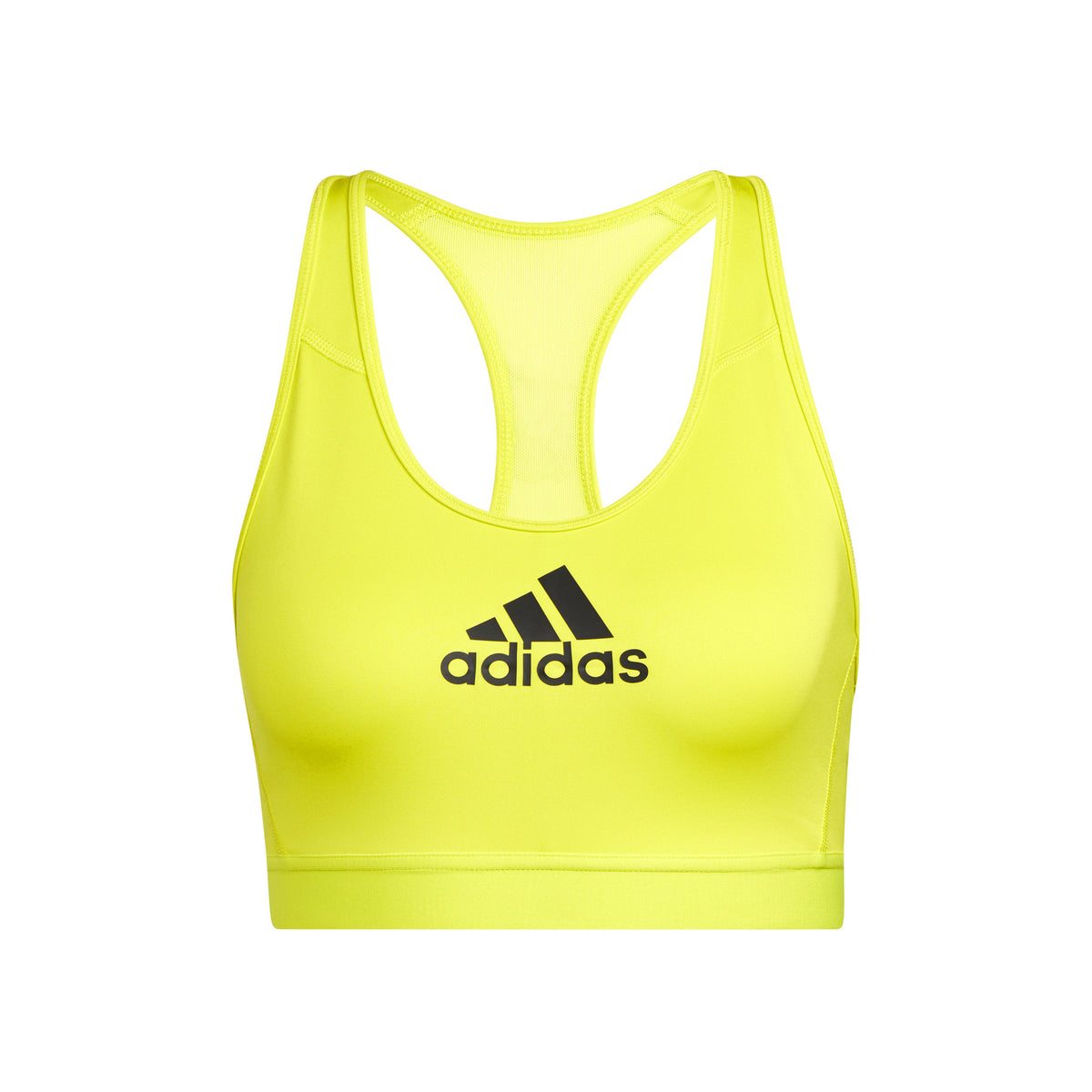 adidas Don´t Rest Alphaskin Sportovní podprsenka Dámy - citrónově žlutá, černá