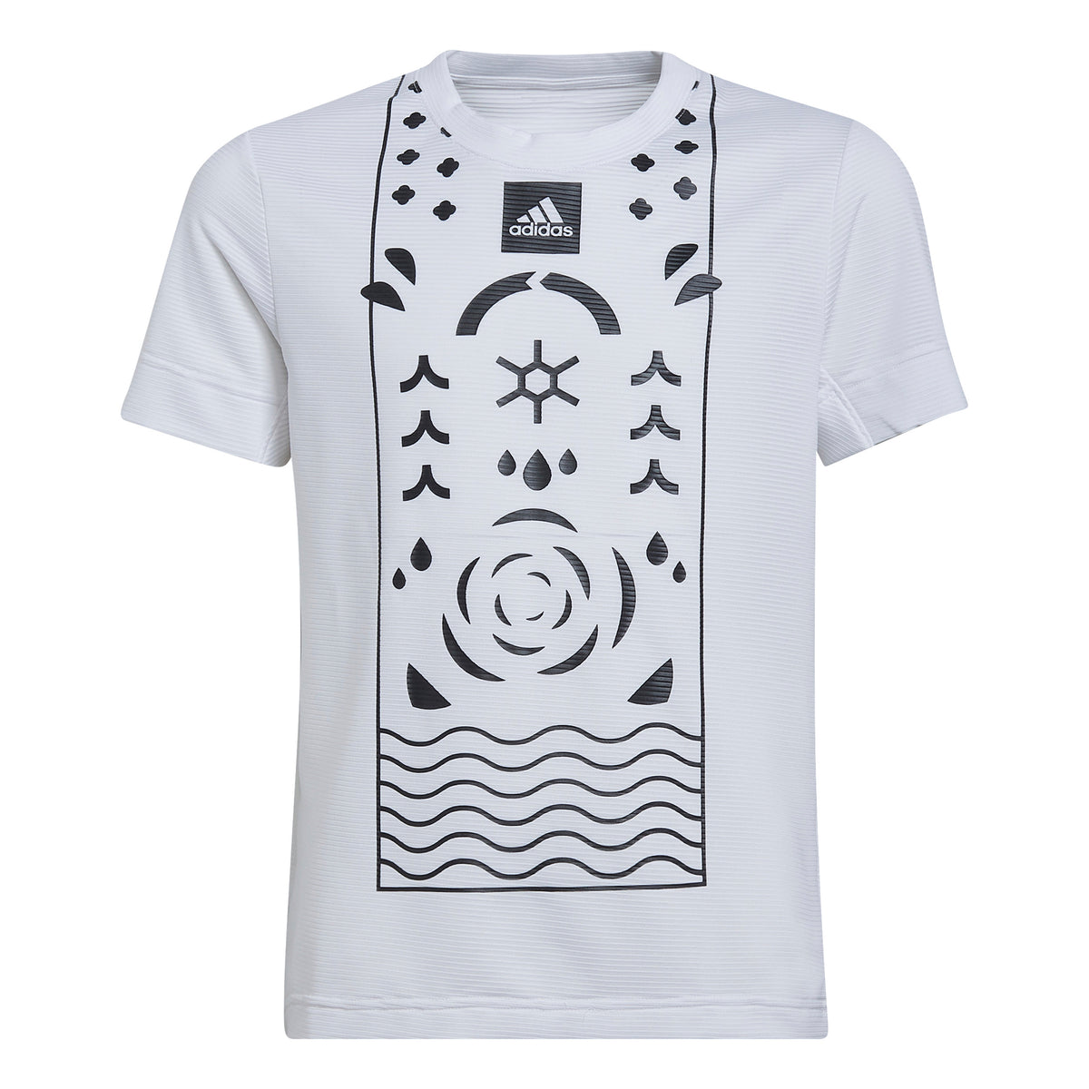 adidas Q2 Tričko Chlapci - bílá, černá