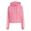 Future Icon 3 Stripes Full-Zip Hoody Dámy - růžová, bílá
