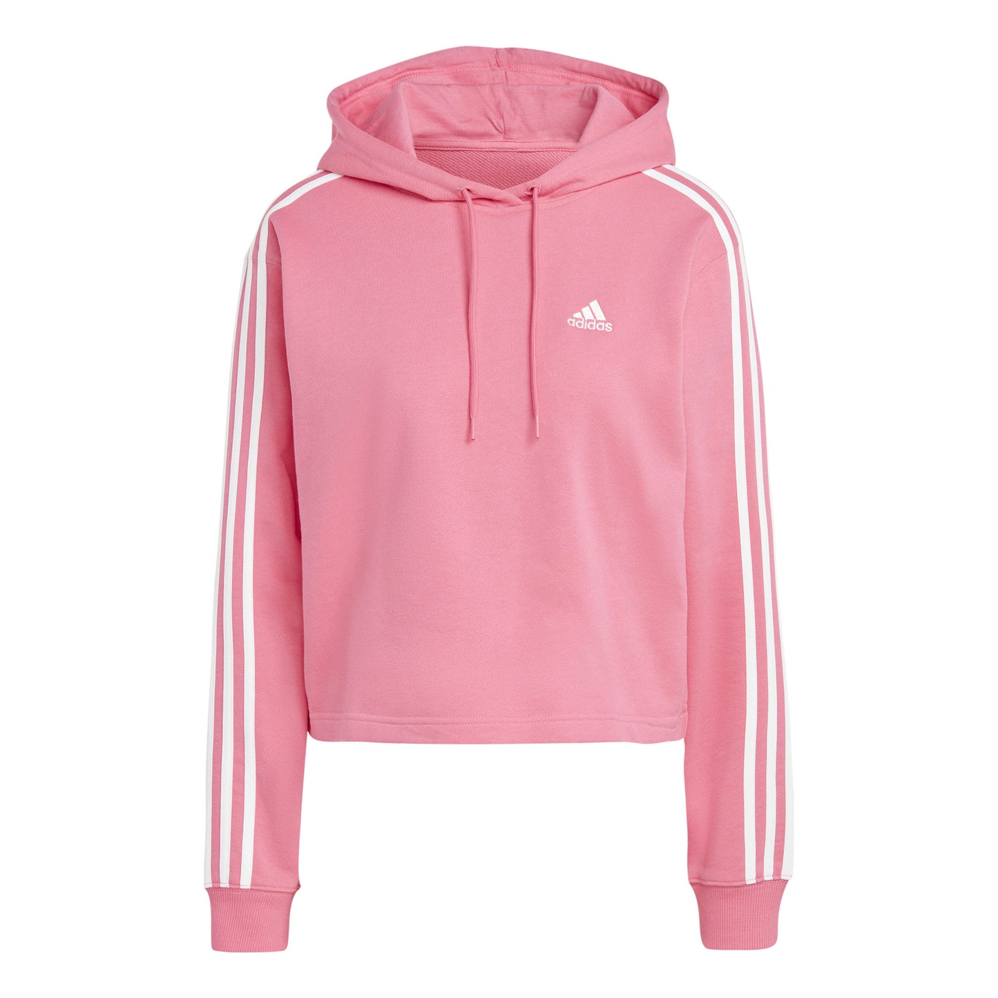 adidas Future Icon 3 Stripes Full-Zip Hoody Dámy - růžová, bílá