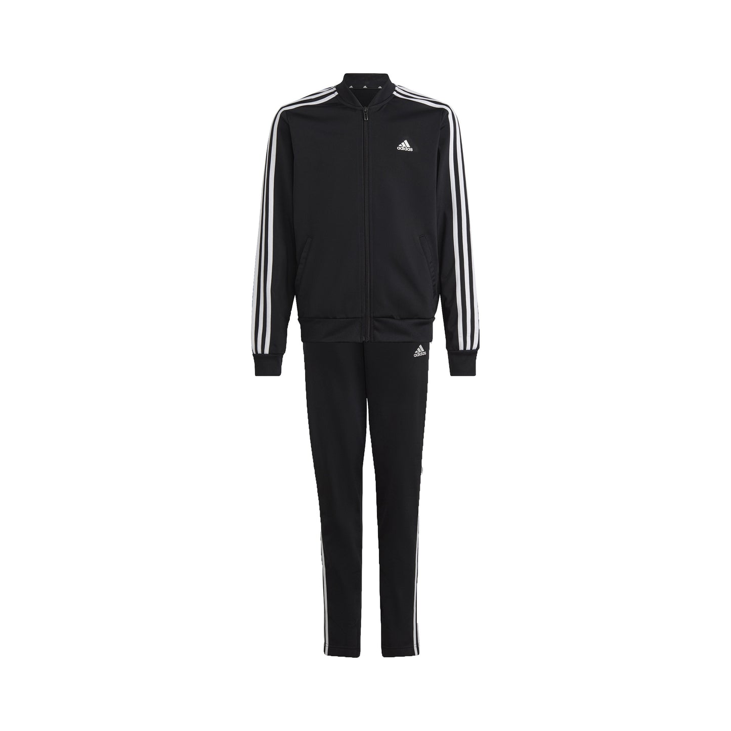 adidas 3Stripes Tréninkový souprava Dívky - černá, bílá