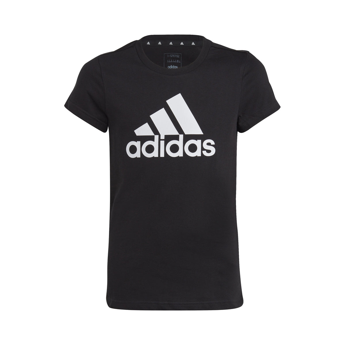 adidas Big Logo Tričko Dívky - černá, bílá