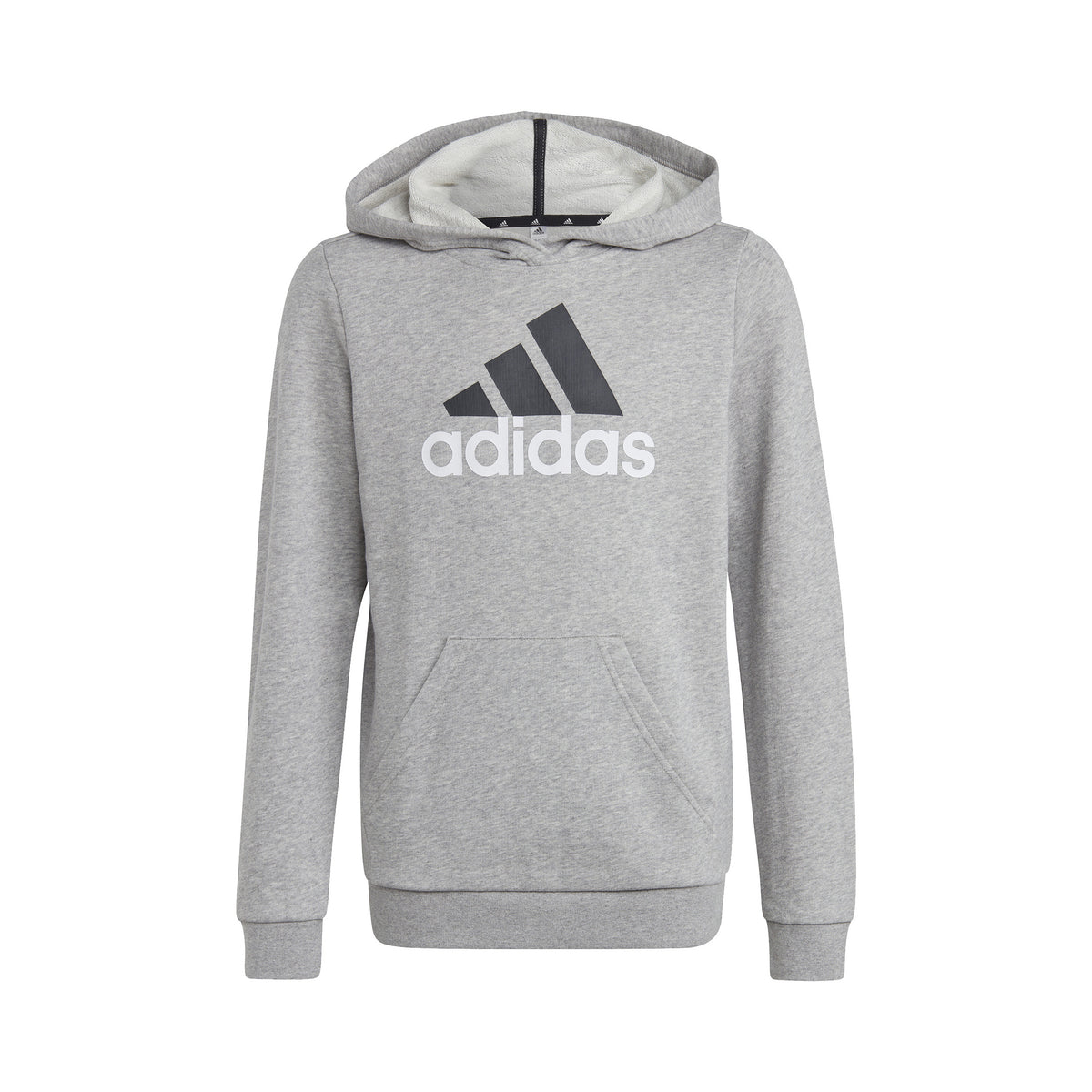 adidas Big Logo 2 Hoody Chlapci - světle šedá,