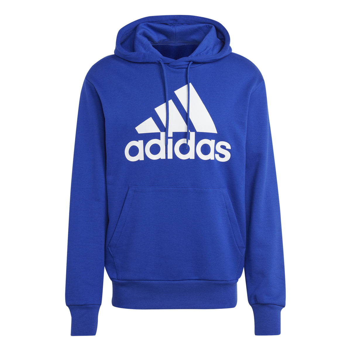 adidas Big Logo French terry Hoody Muži - modrá, bílá