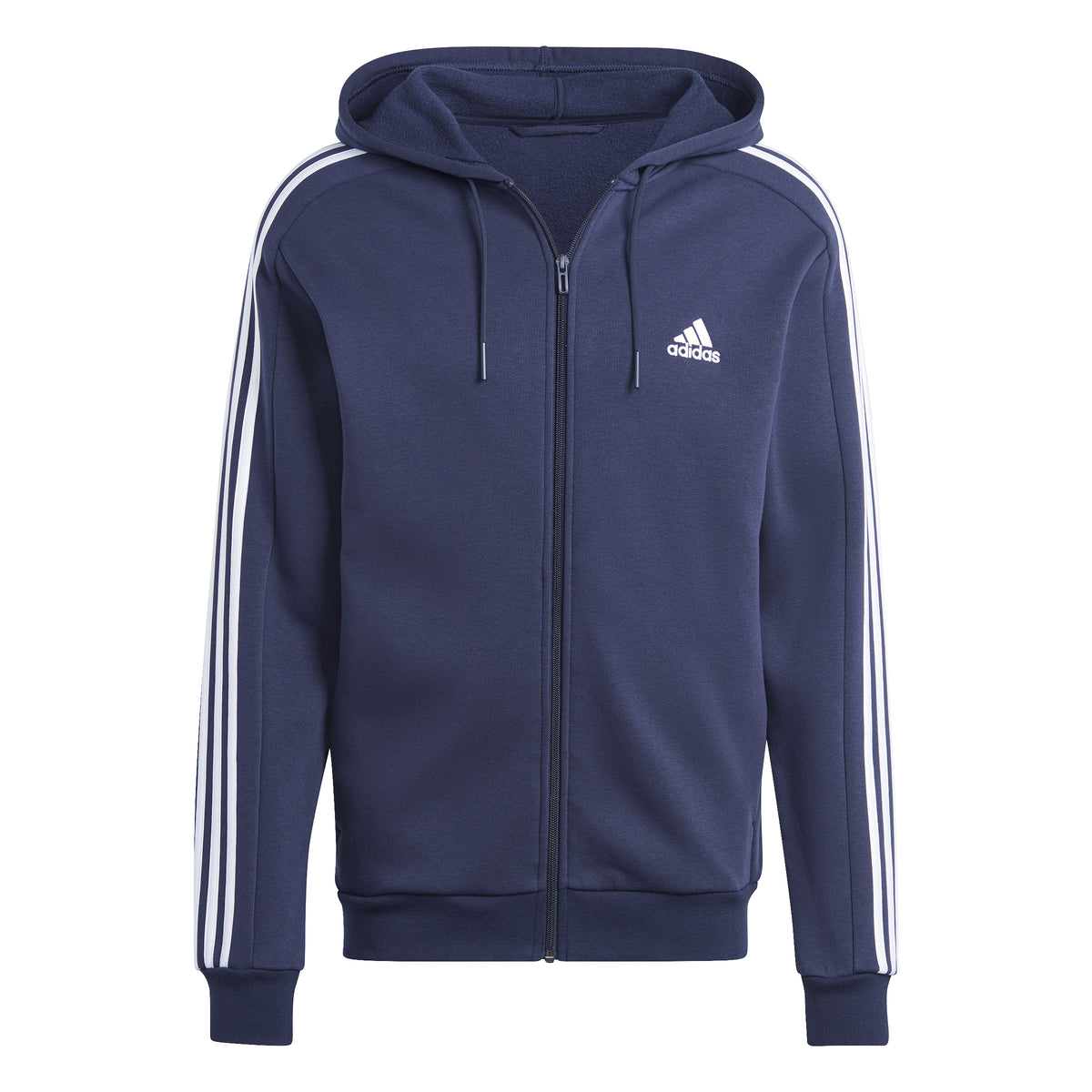 adidas 3Stripes Freelift Full-Zip Mikina s kapucí Muži - tmavě modrá
