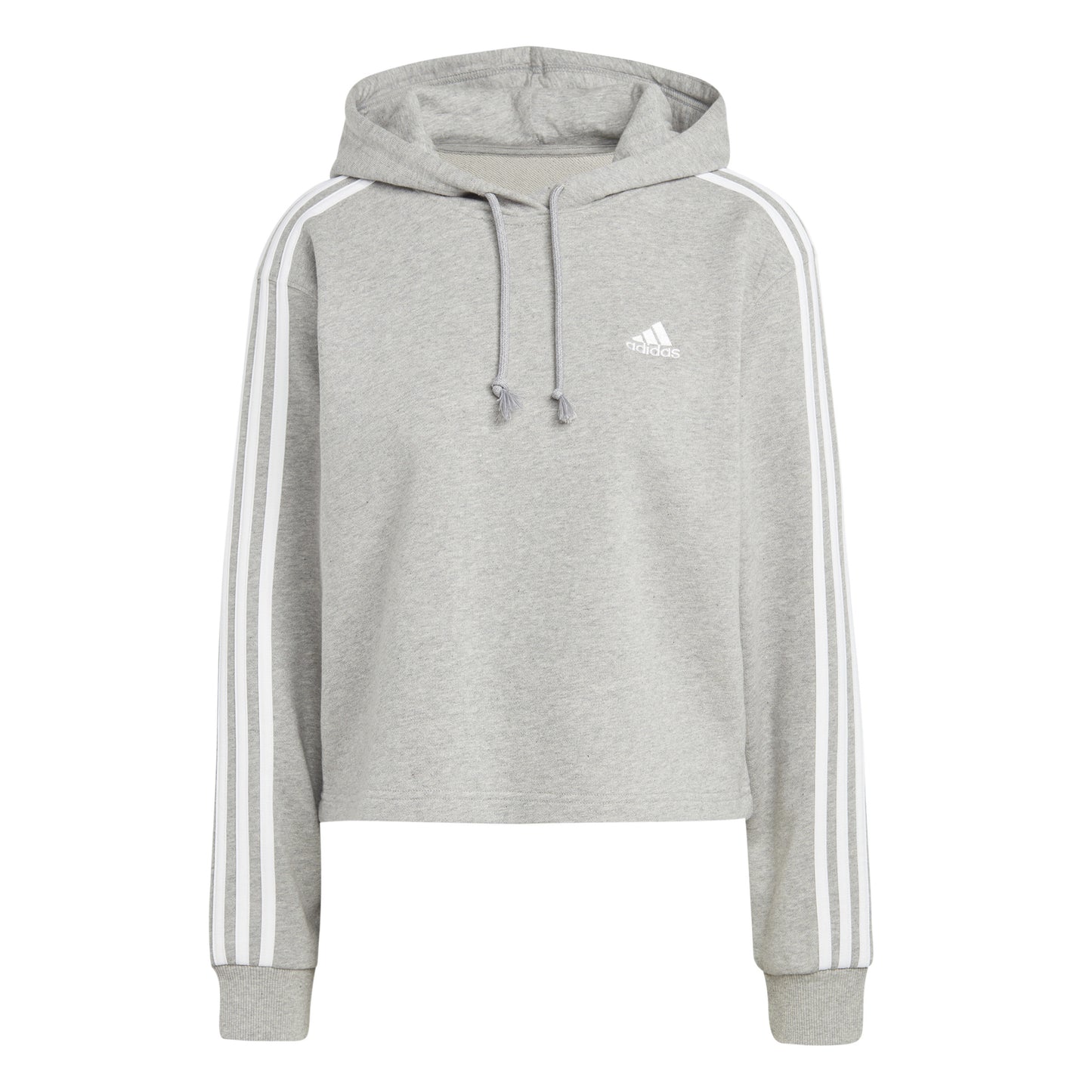 adidas Future Icon 3 Stripes Full-Zip Hoody Dámy - světle šedá,