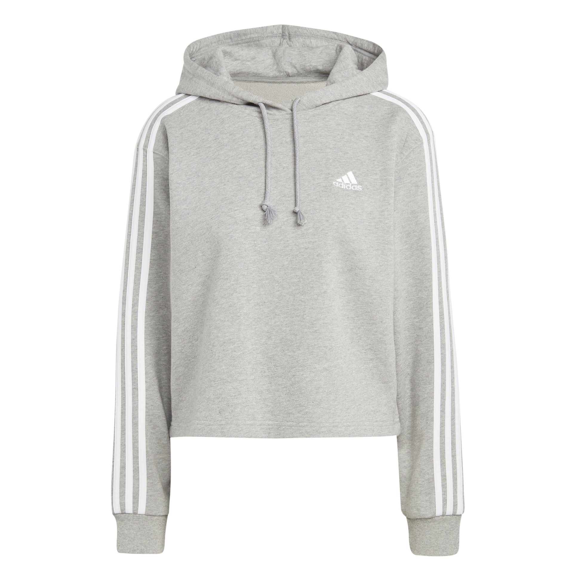 adidas Future Icon 3 Stripes Full-Zip Hoody Dámy - světle šedá,