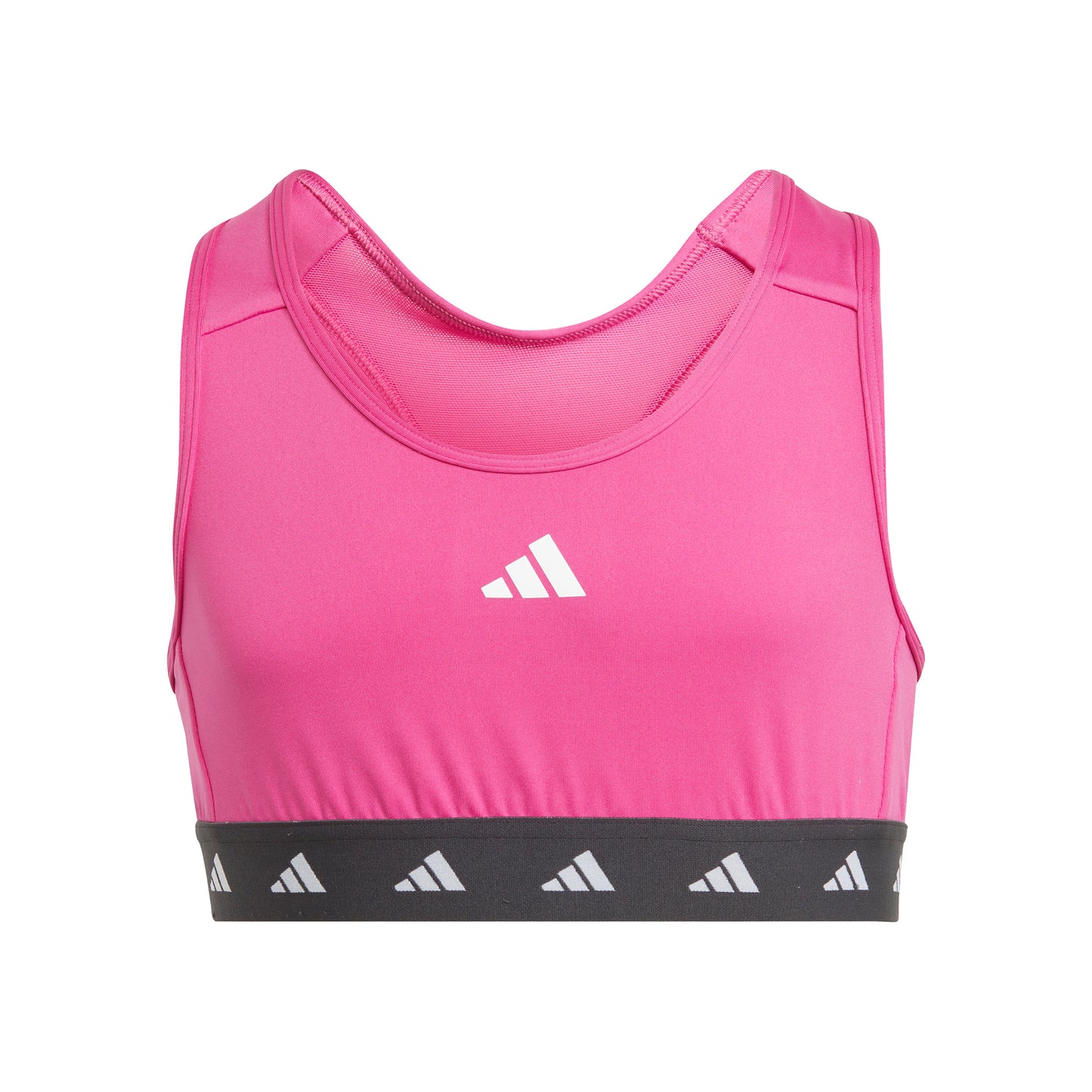 adidas Tech-Fit Power Sportovní podprsenka Dívky - růžová, černá