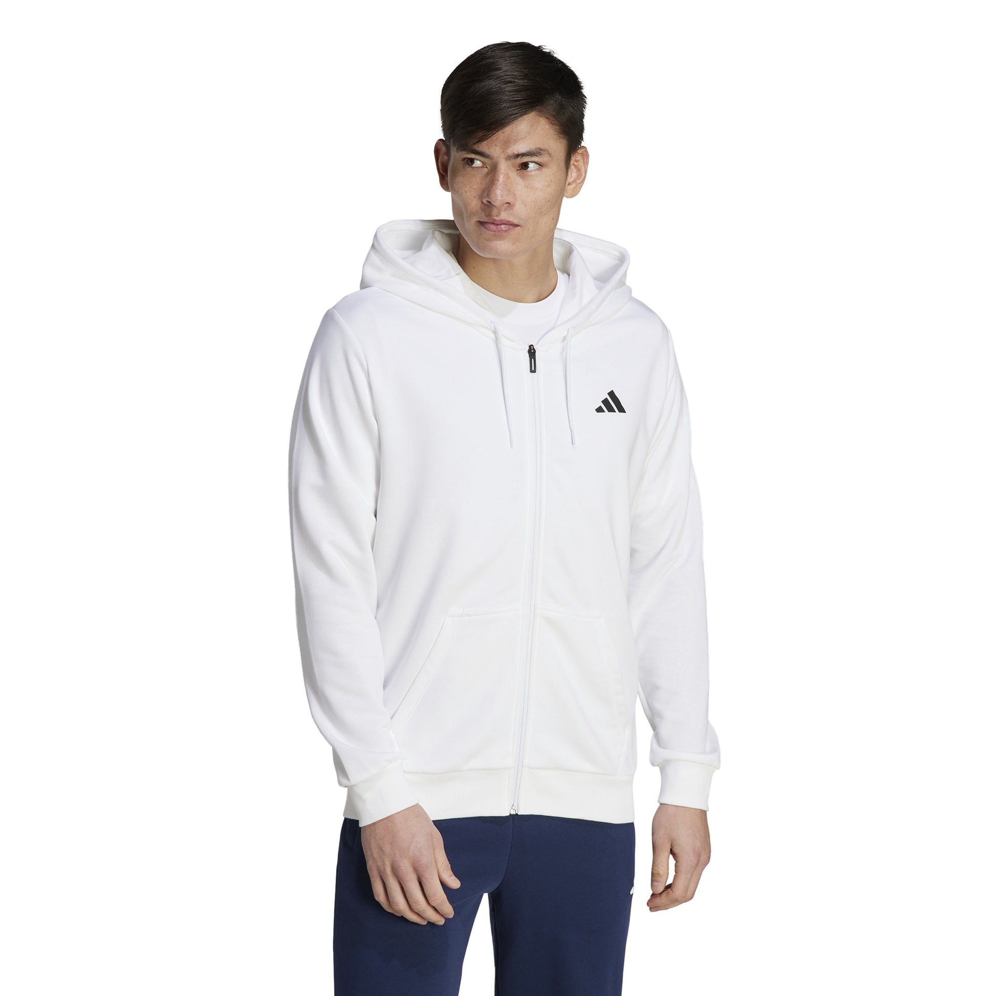 adidas Club Mikina s kapucí Muži - bílá,