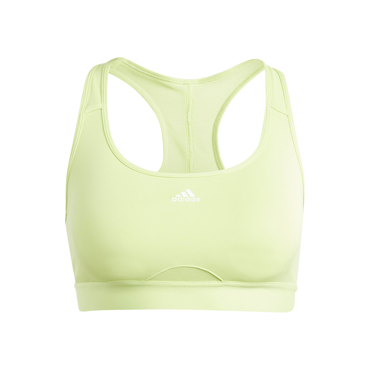 adidas Power MS Pullim Sportovní podprsenka Dámy - limetková