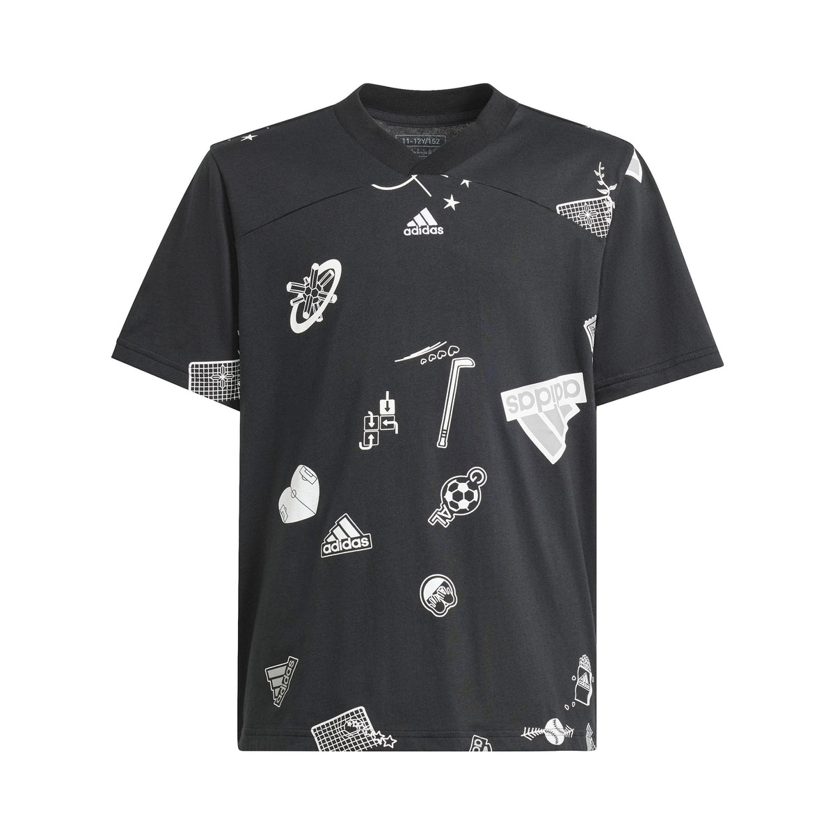 adidas Tričko Chlapci - černá, vícebarevné