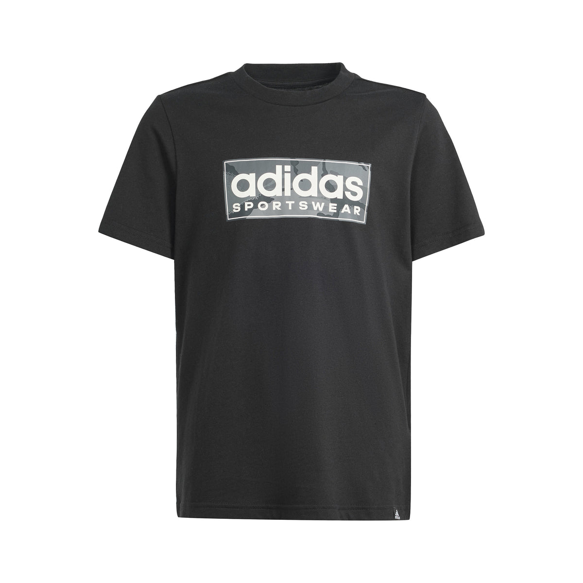 adidas Camo Tričko Chlapci - černá, šedá