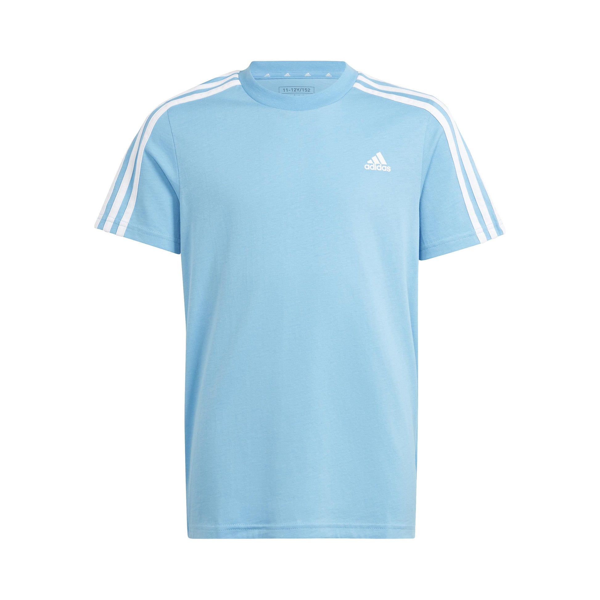 adidas 3Stripes Tričko Chlapci - světle modrá, bílá