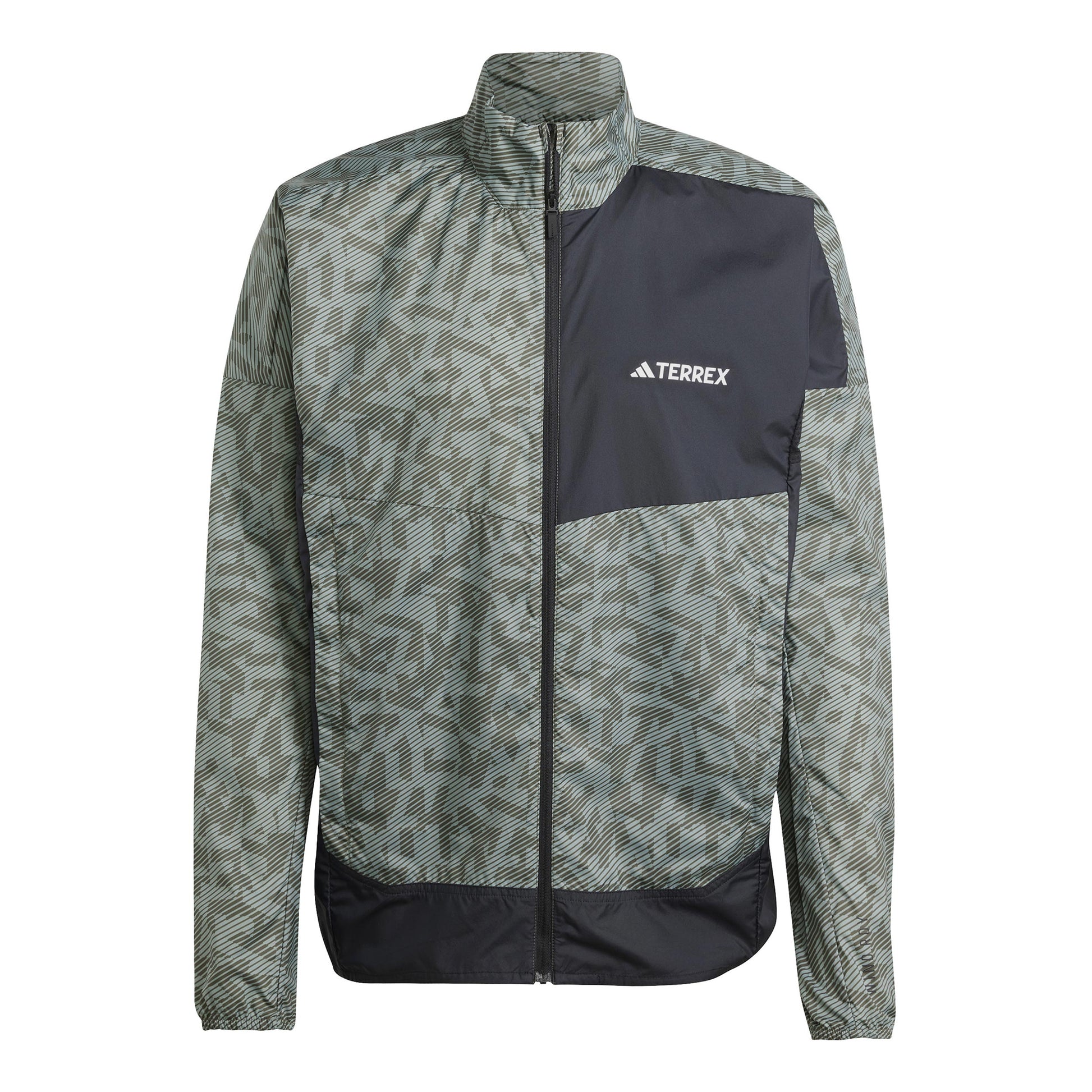 adidas Terrex Trail Wind Běžecká Bunda Muži-Olivová