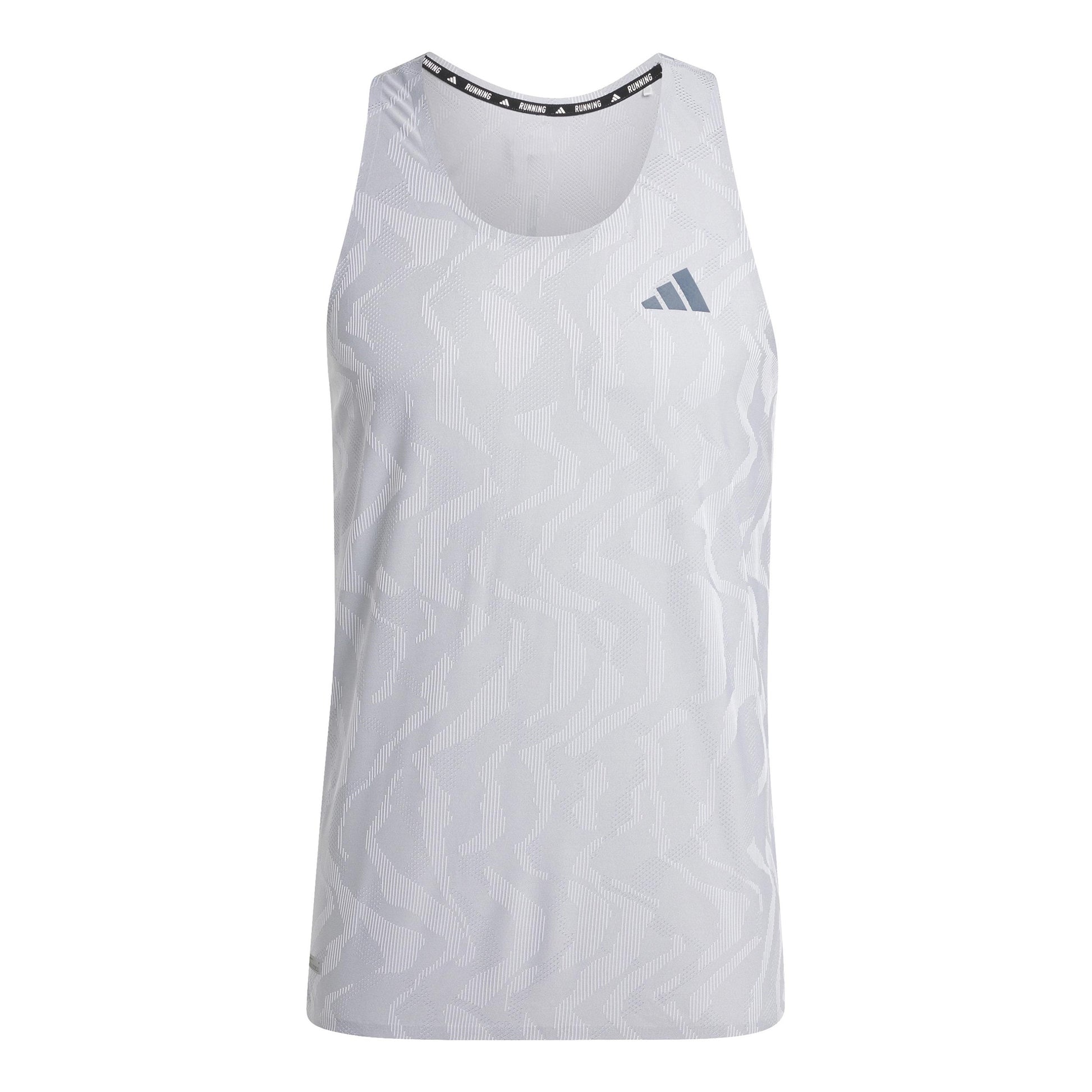 adidas Ultimate Engineered Běžecké Tričko Muži-Stříbrná