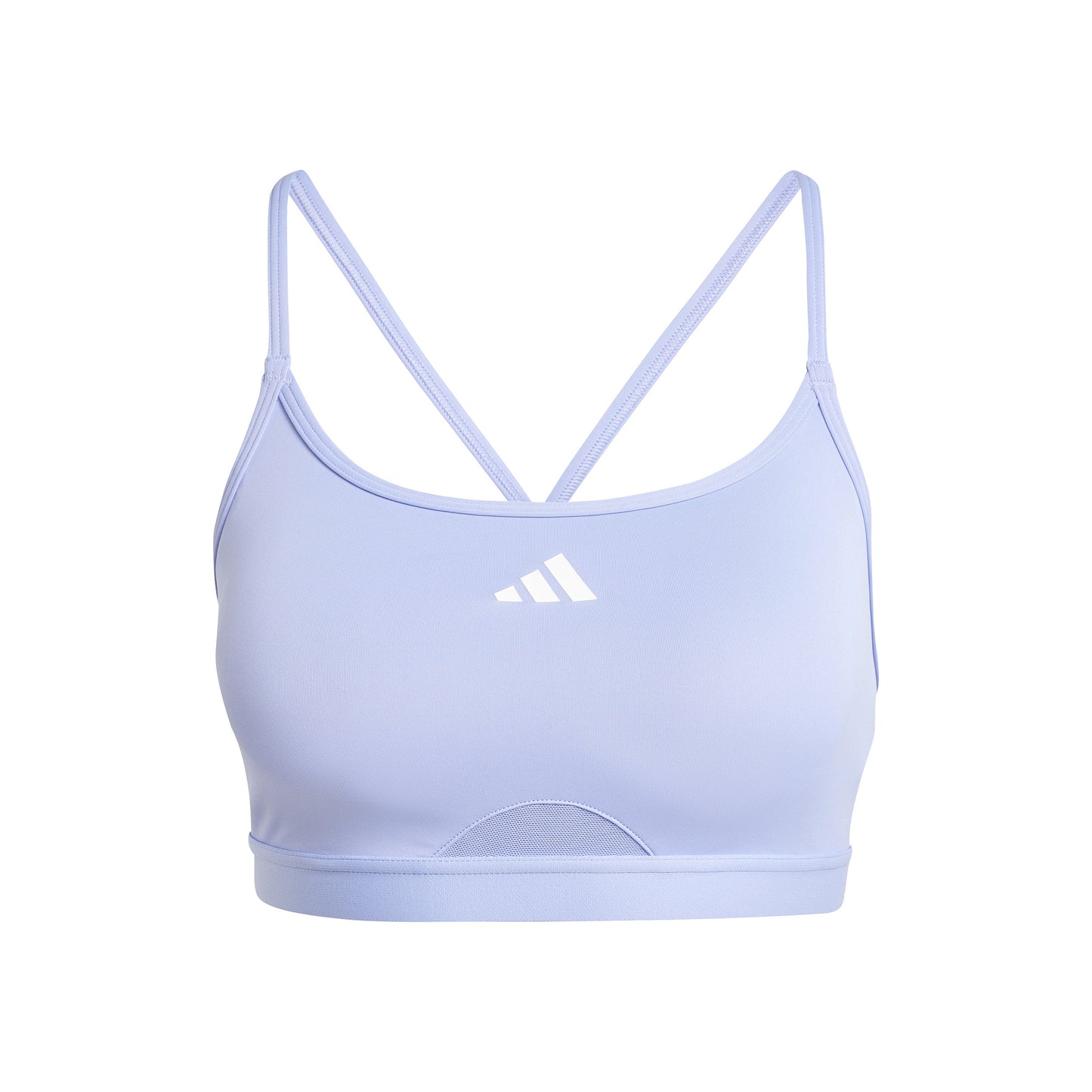 adidas Aeroreact Training 3Stripes Sportovní podprsenka Dámy - světle modrá
