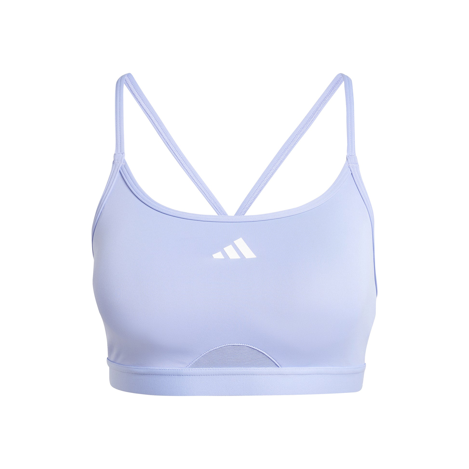 adidas Aeroreact Training 3Stripes Sportovní podprsenka Dámy - světle modrá
