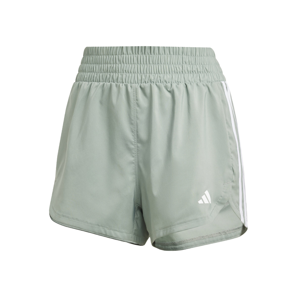 adidas Pacer Woven High-Rise Šortky Dámy-Šalvěj,Bílá