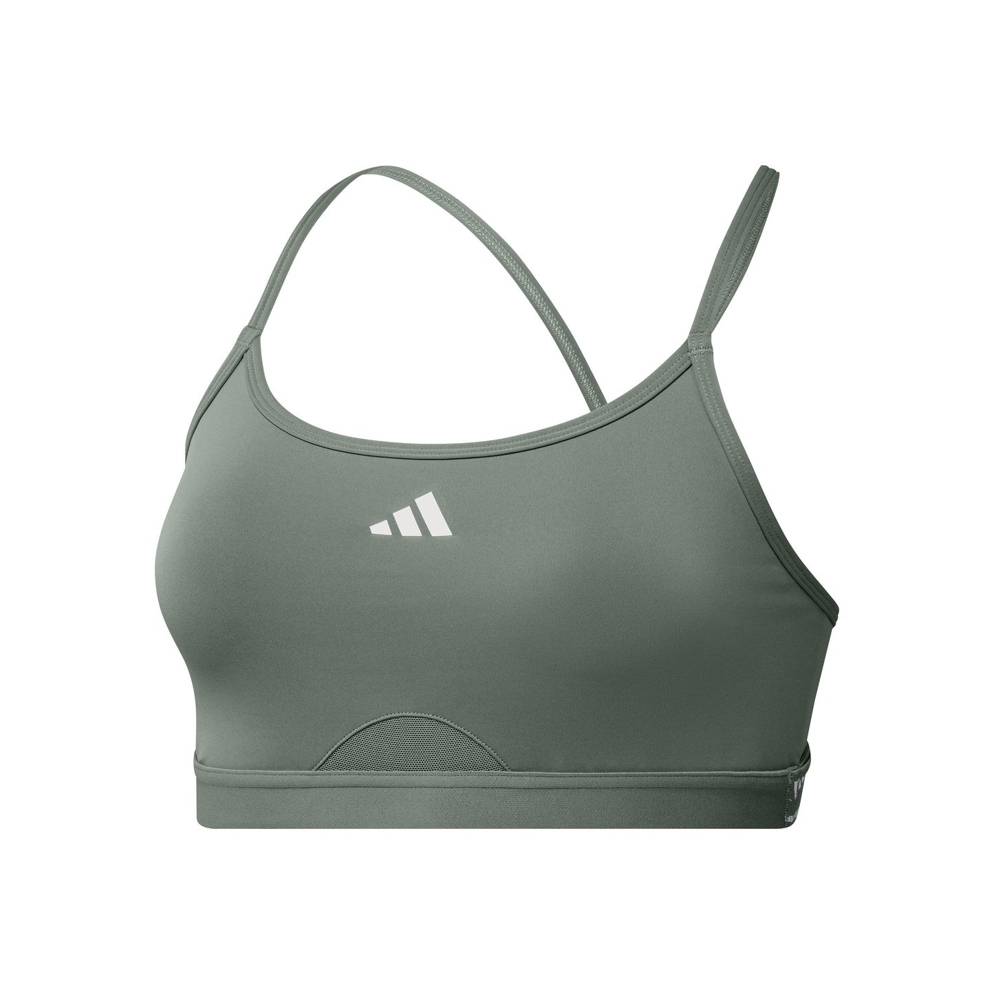 adidas Aeroreact Training 3Stripes Sportovní podprsenka Dámy - šalvěj
