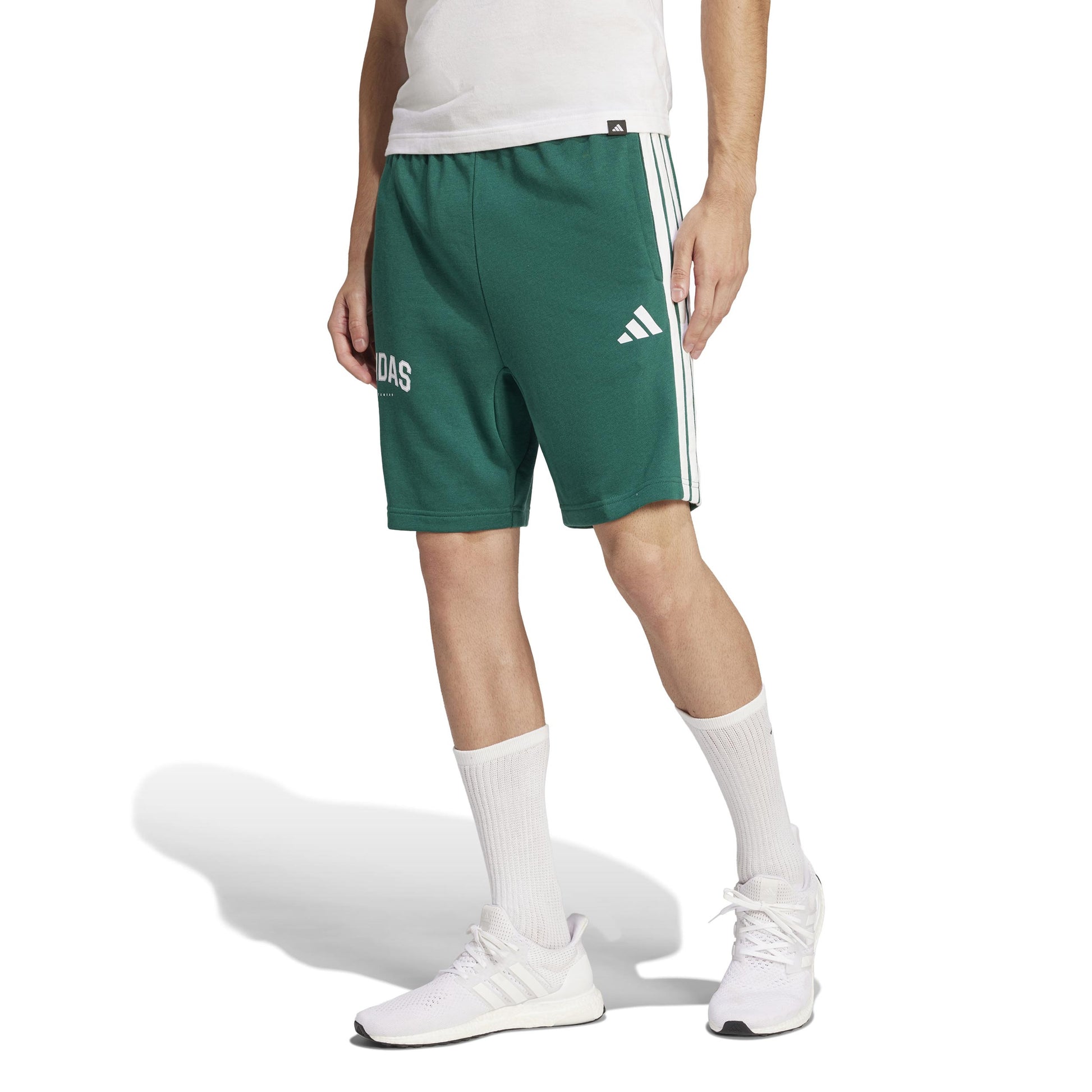 adidas 3Stripes Šortky Muži-zelená