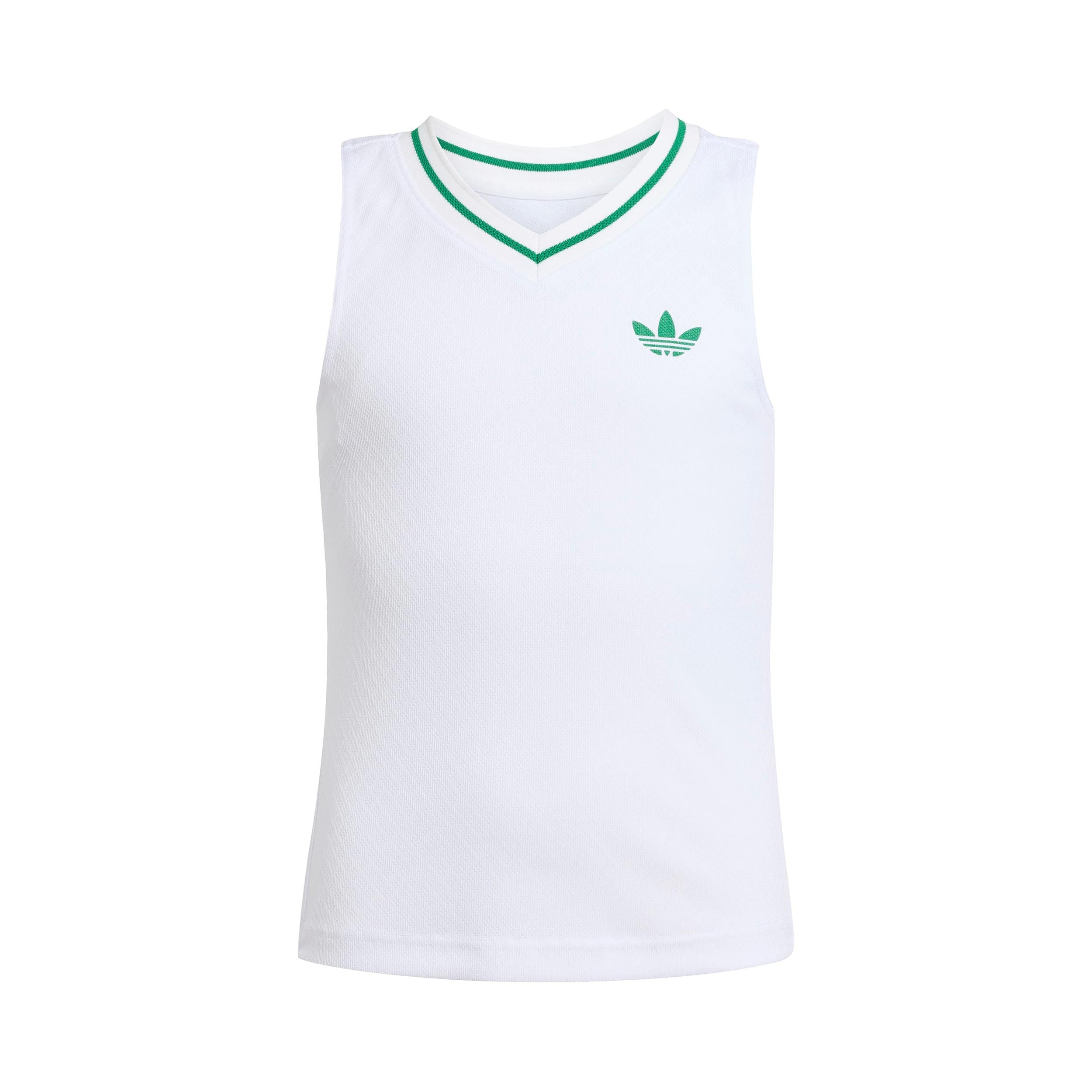 adidas Pro Sportovní Tílko Dívky-Bílá,Zelená