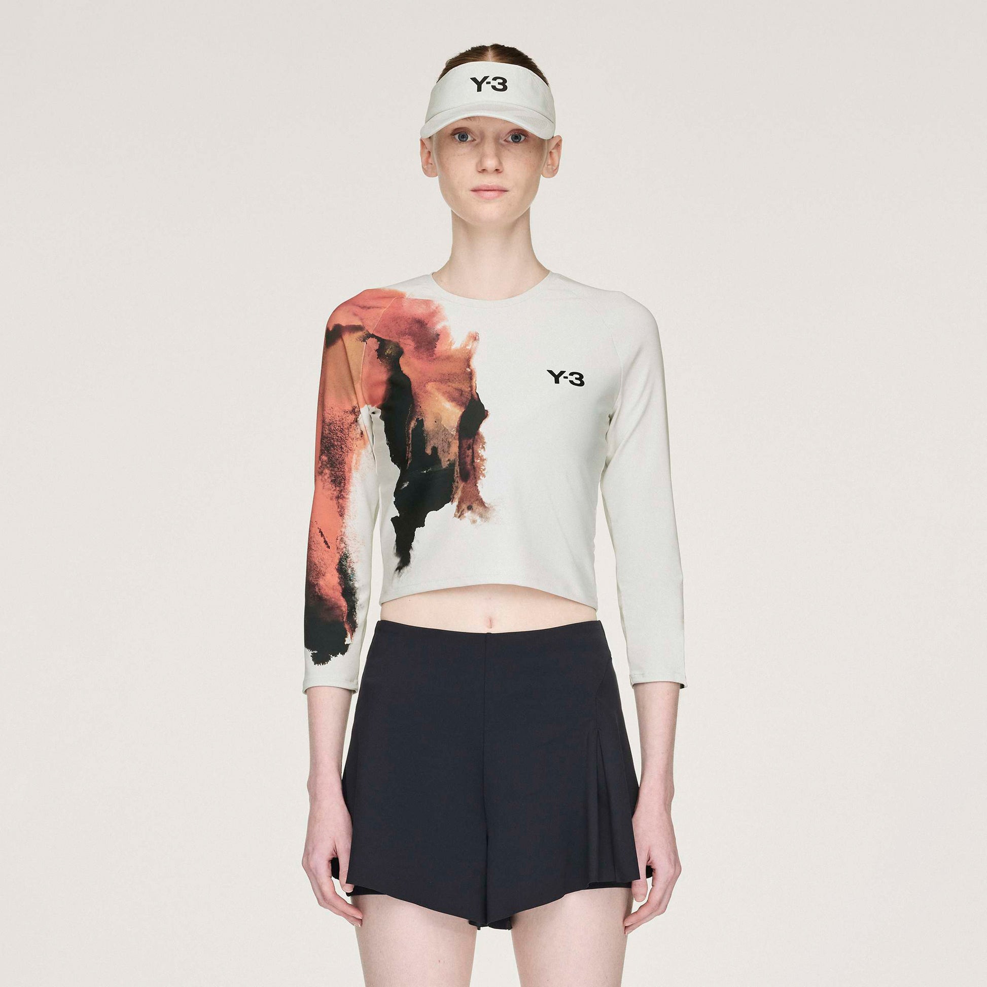 adidas Y-3 Crop Sportovní tílko Dámy - šedá, vícebarevné