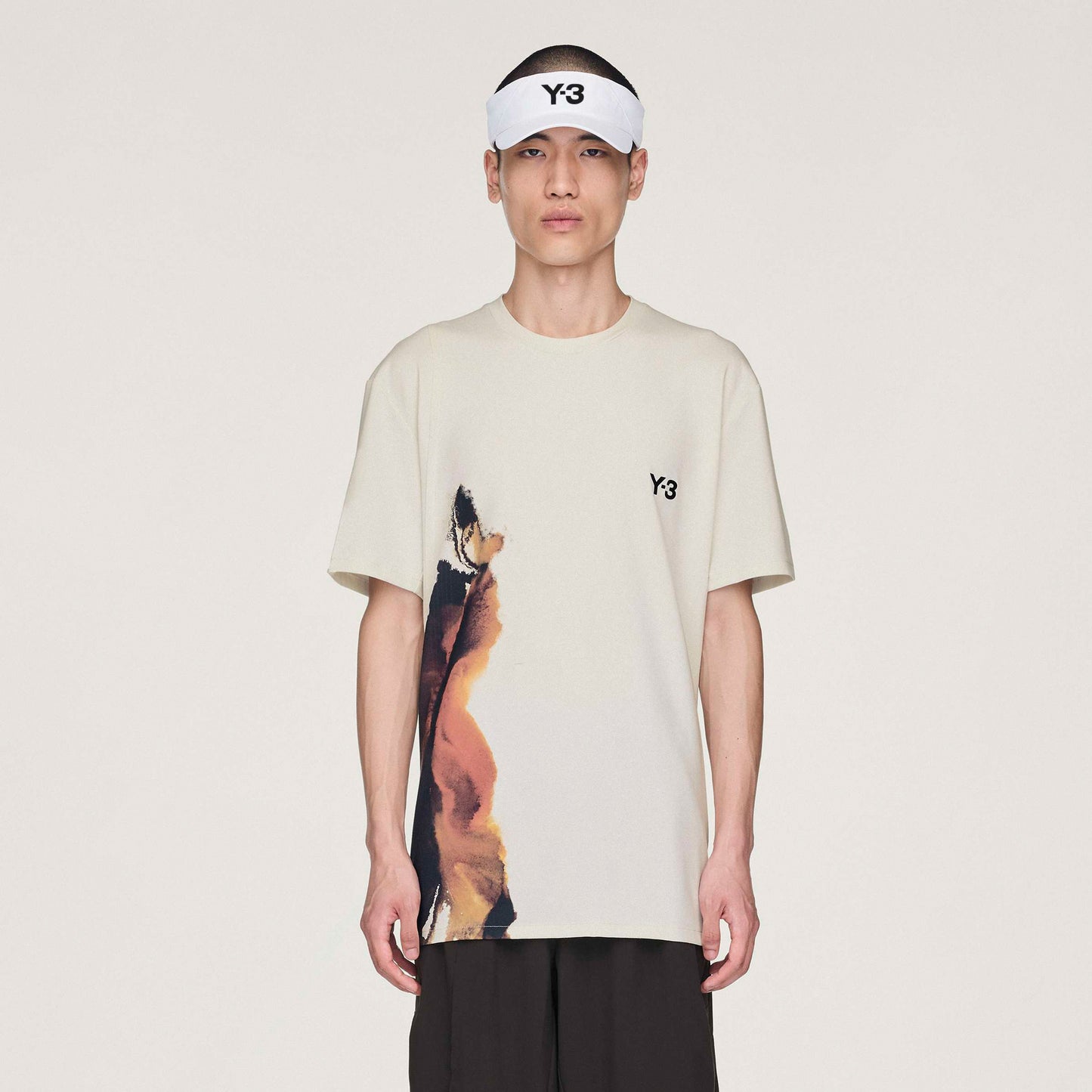 adidas Y-3 Tričko Muži-Krémová,Vícebarevné