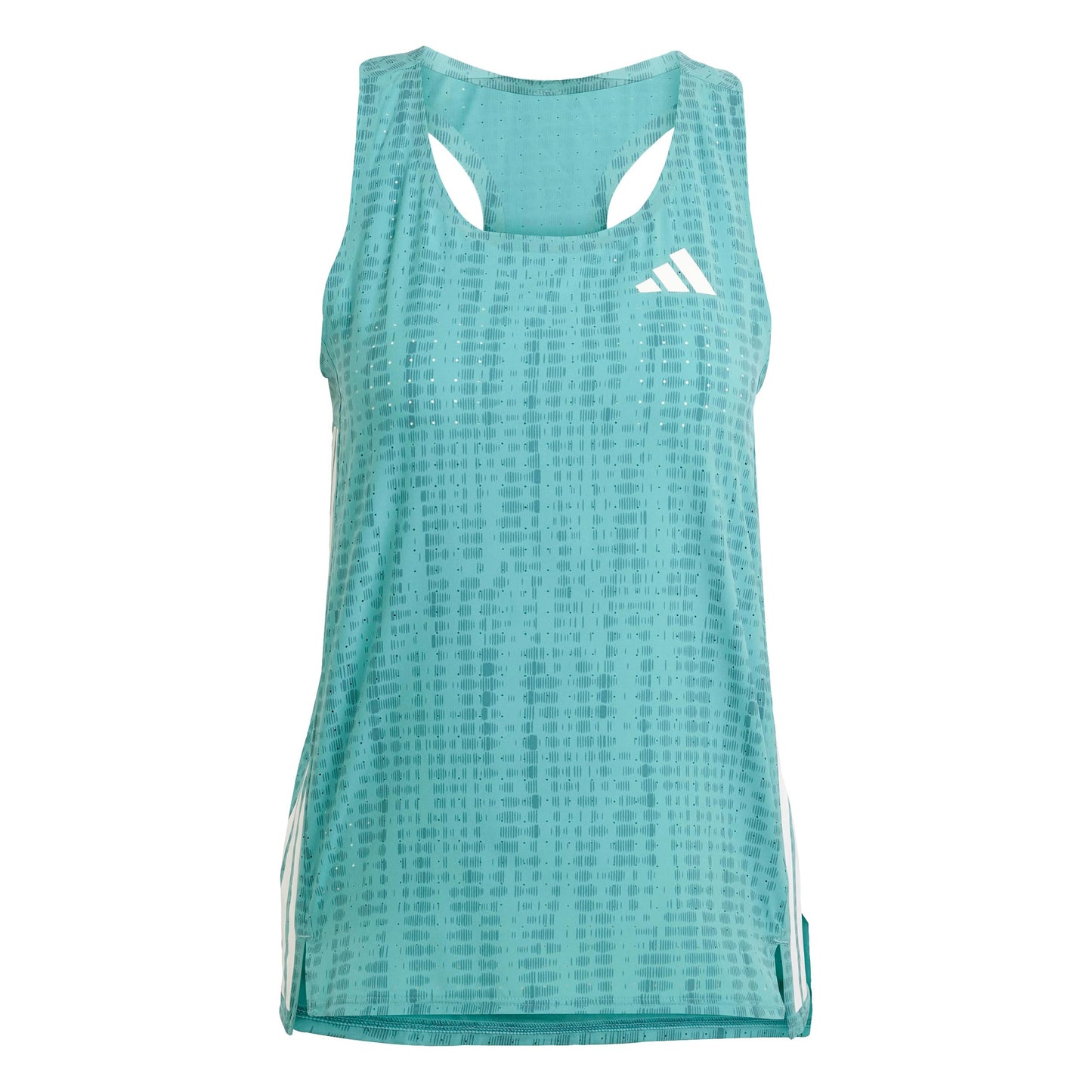 adidas Adizero Singlet Běžecké Tričko Dámy-Tyrkysová,Tmavě Zelená