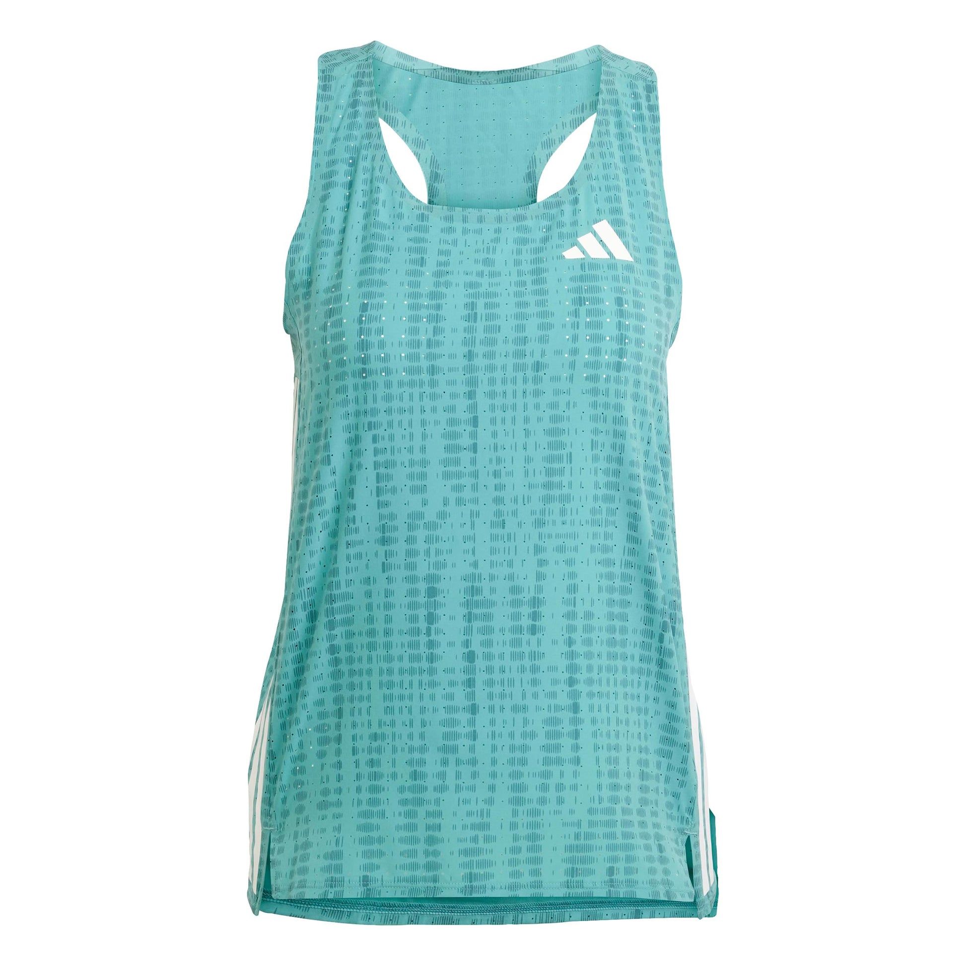 adidas Adizero Singlet Běžecké Tričko Dámy-Tyrkysová,Tmavě Zelená