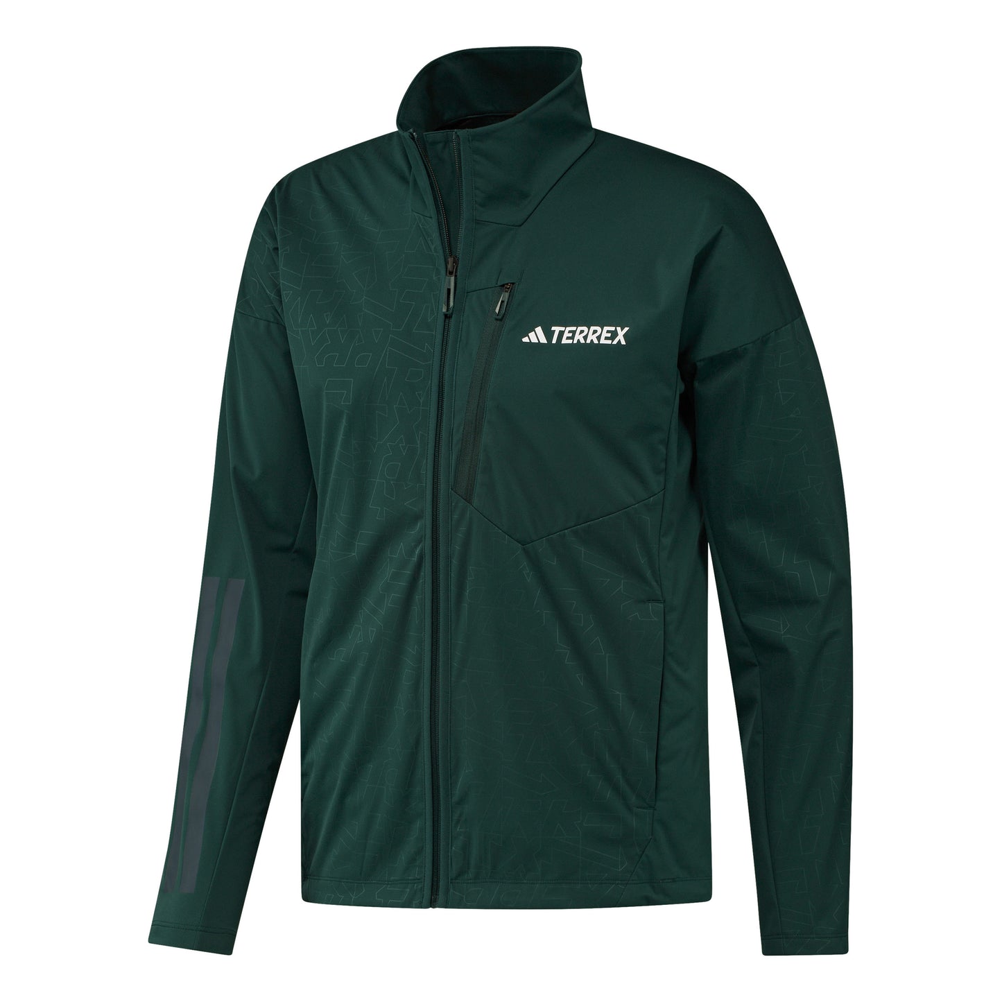 adidas Terrex XPR Softshell Běžecká bunda Muži-zelená
