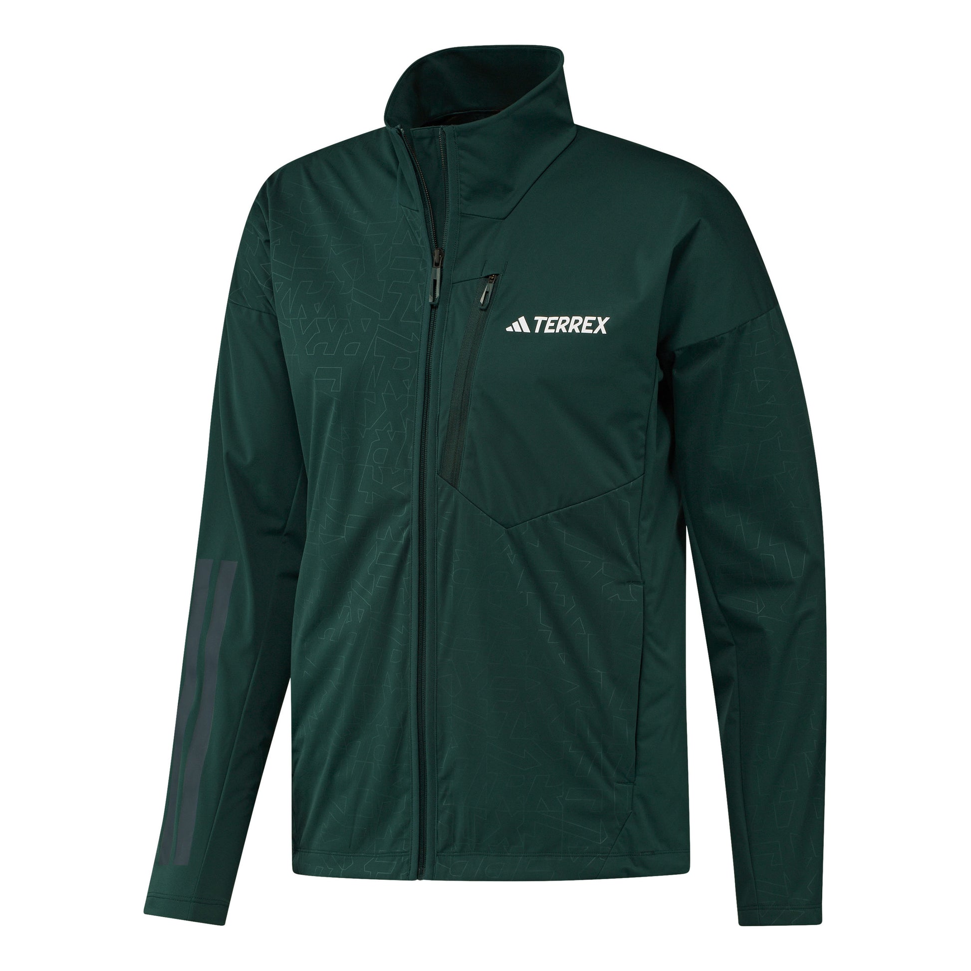 adidas Terrex XPR Softshell Běžecká bunda Muži-zelená