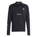 adi365 Warm Half-Zip Běžecké tričko Muži-černá
