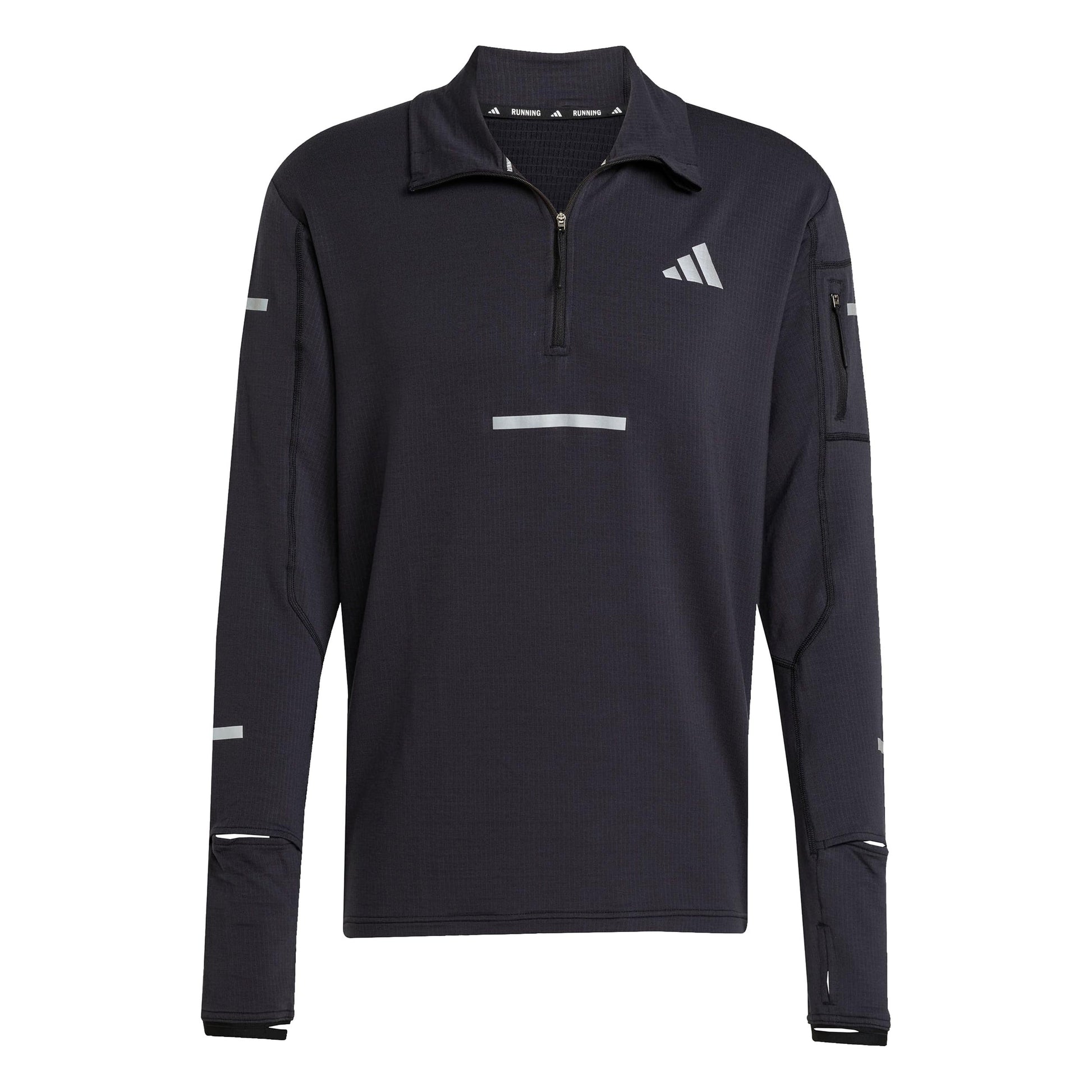 adidas adi365 Warm Half-Zip Běžecké tričko Muži-černá