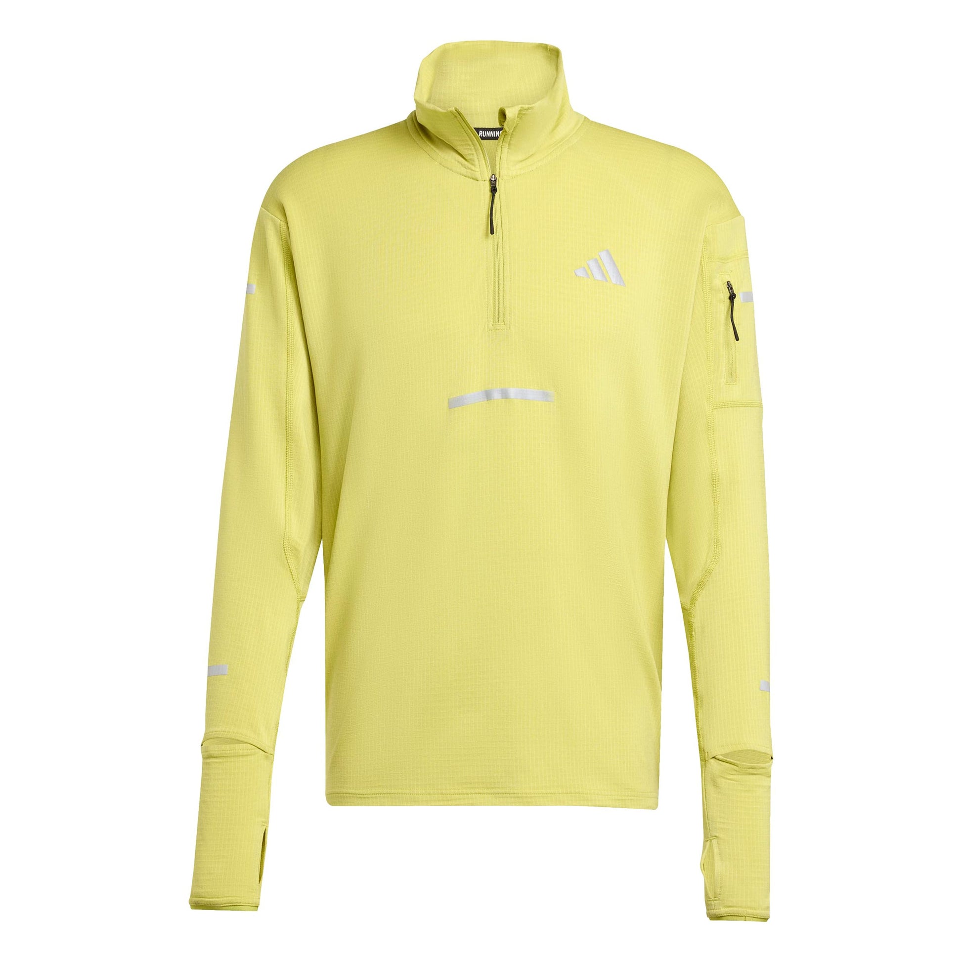 adidas Adi365 Warm Half-Zip Běžecké Tričko Muži-Žlutá