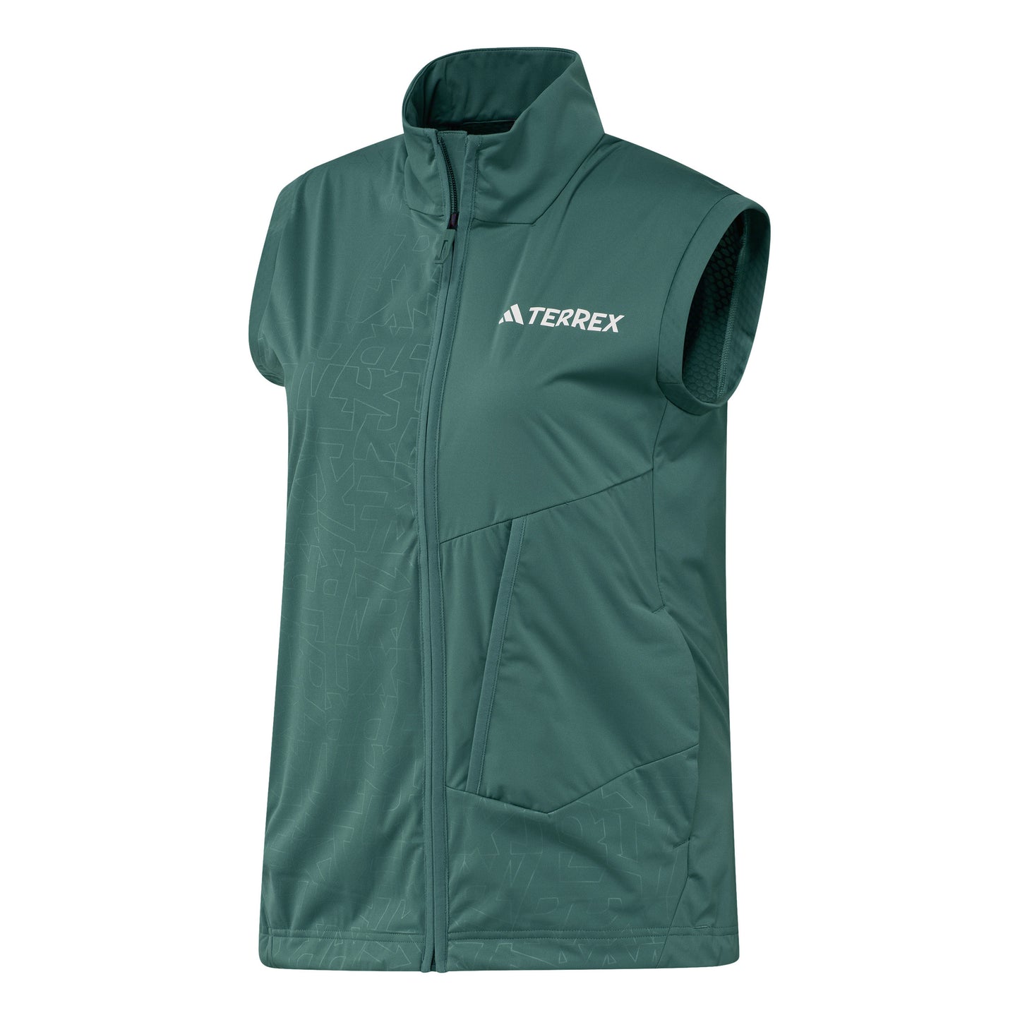adidas Terrex XPR Softshell Běžecké vesty Dámy-zelená