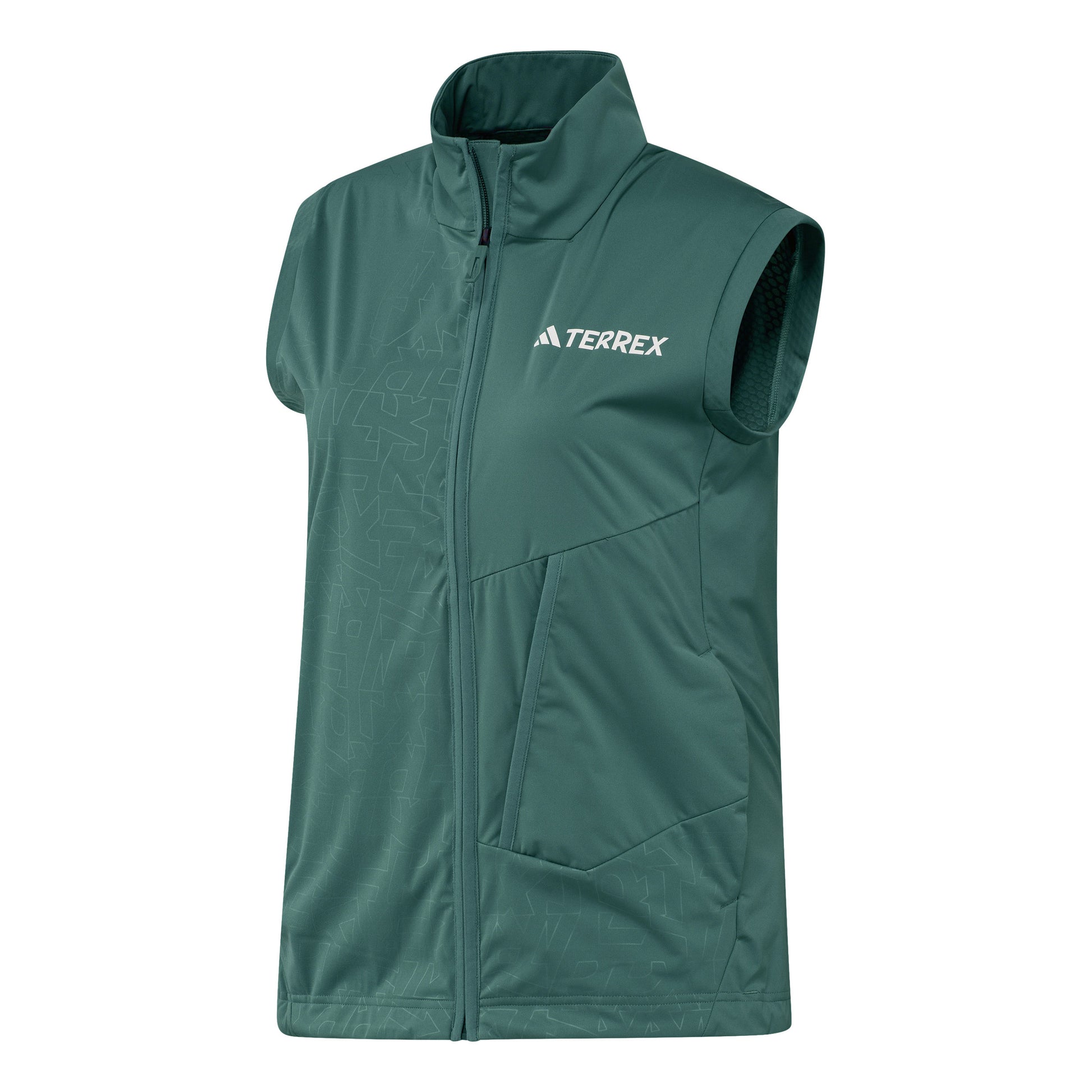 adidas Terrex XPR Softshell Běžecké vesty Dámy-zelená