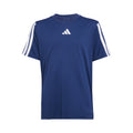 Training Essentials 3 Stripes Tričko Děti - tmavě modrá, bílá