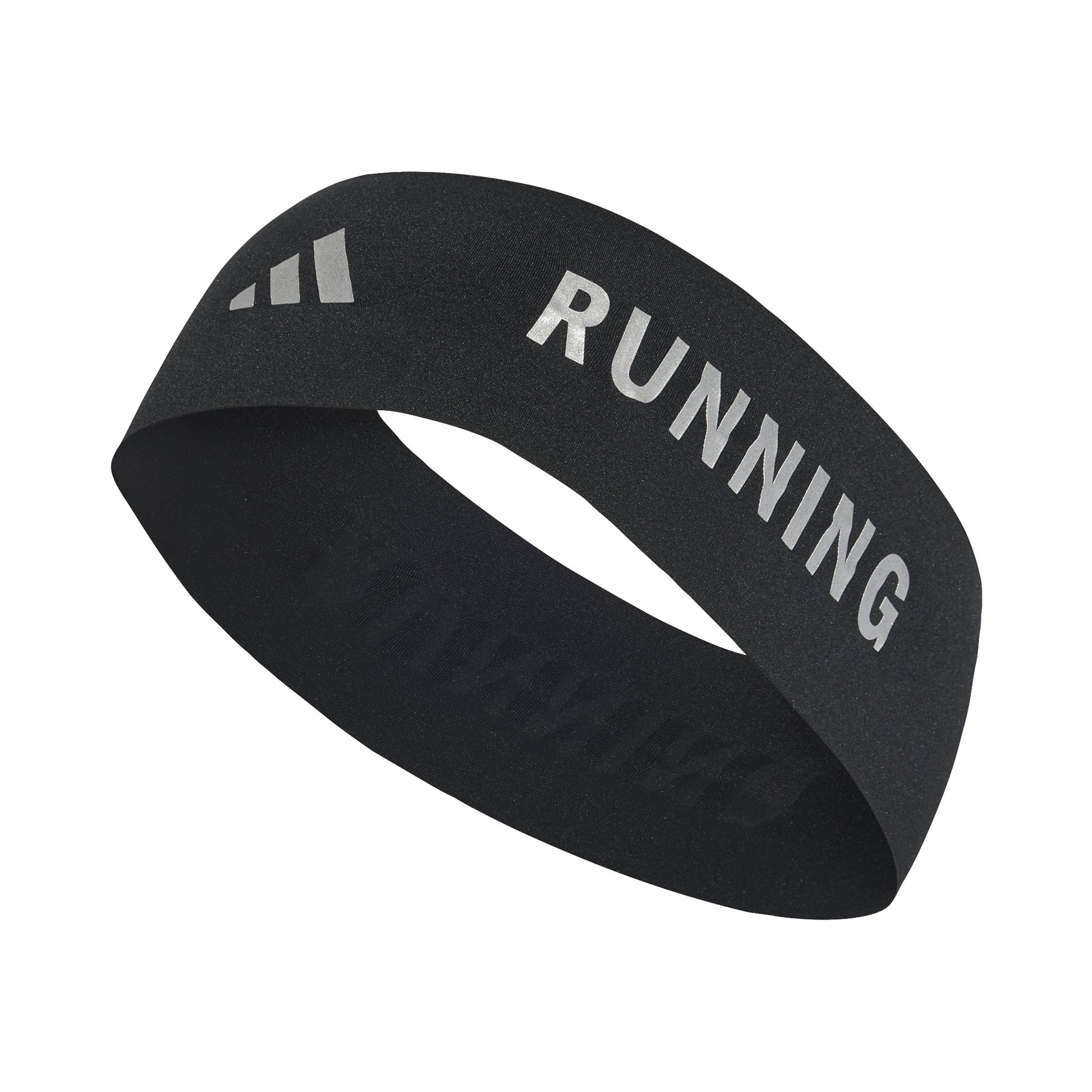 adidas Run ClimaCool Headband Čelenka Unisex - černá, stříbrná