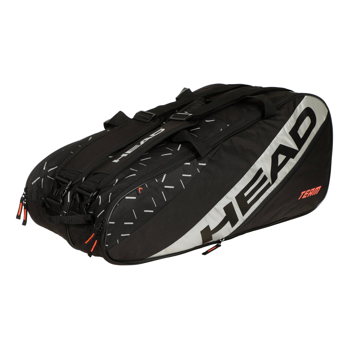 HEAD Team Racquet Bag L Taška Na Raketu-Černá,Šedá