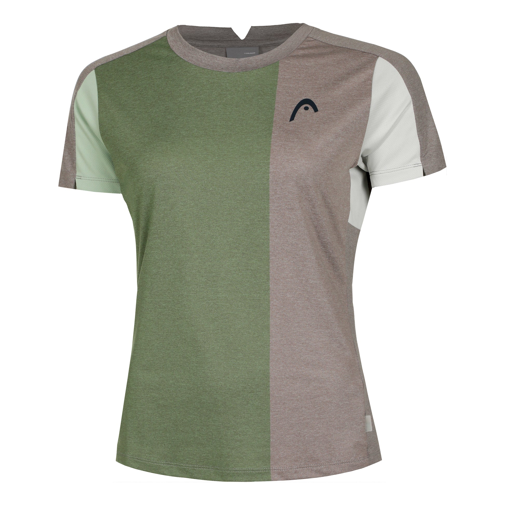HEAD Play Tech T-Shirt Tričko Dámy-Šalvěj,Šedá