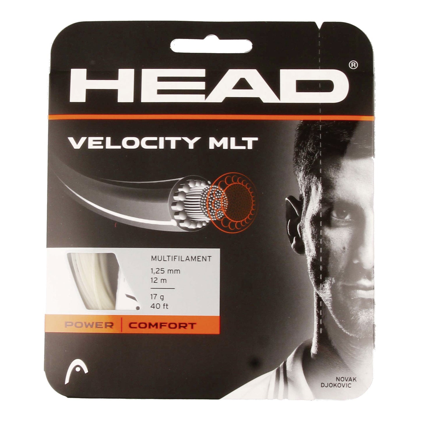 HEAD Velocity MLT Výpletová Sada 12m-Přírodní Barvy